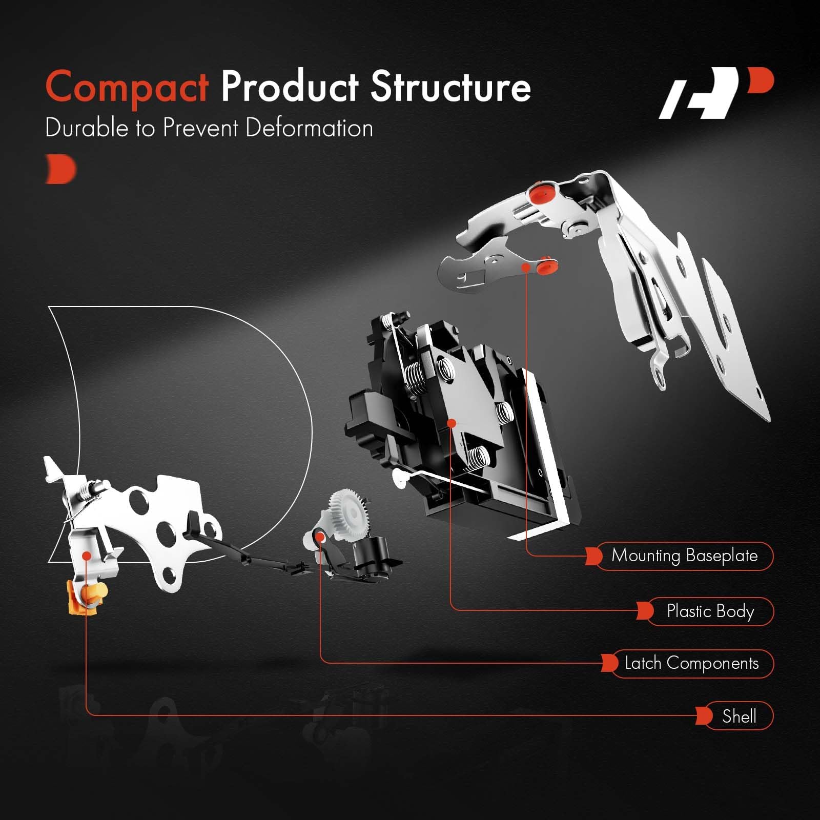 A-Premium Door Lock Latch Actuator Compatible With Cadillac Escalade, Chevy Chevrolet Avalanche, Silverado, Suburban, Tahoe & Gm