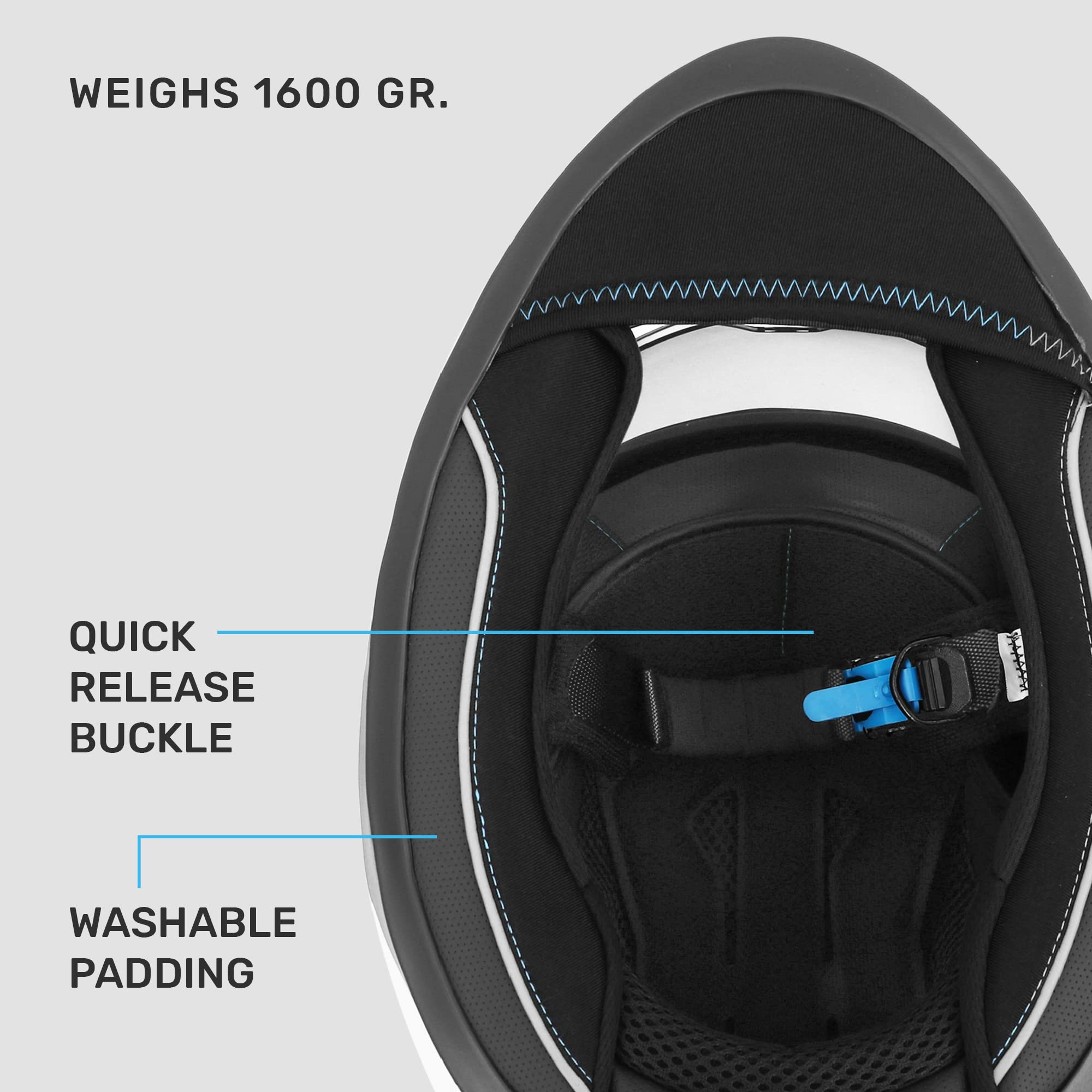 Westt Full Face Helmet - Street Bike Helmet With Dual Visor Dot Approved - Motorcycle Helmets For Men Women Adults Compact Lightweight Storm X Grey Black White