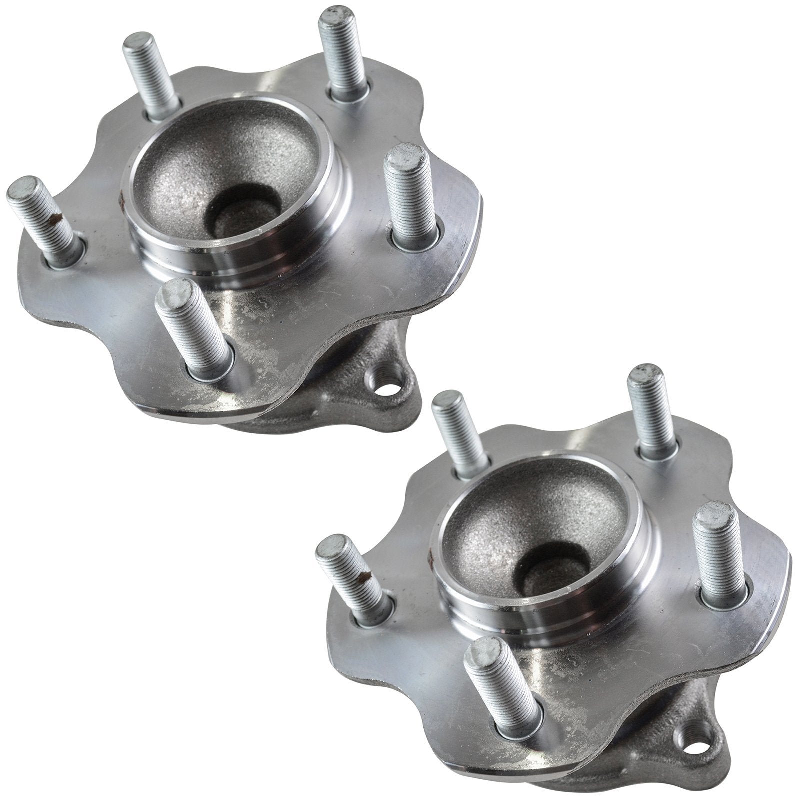 Trq Rear Wheel Hub Bearings Assembly Set Compatible With 2002-2006 Nissan Altima 2004-2008 Maxima 2004-2009 Quest