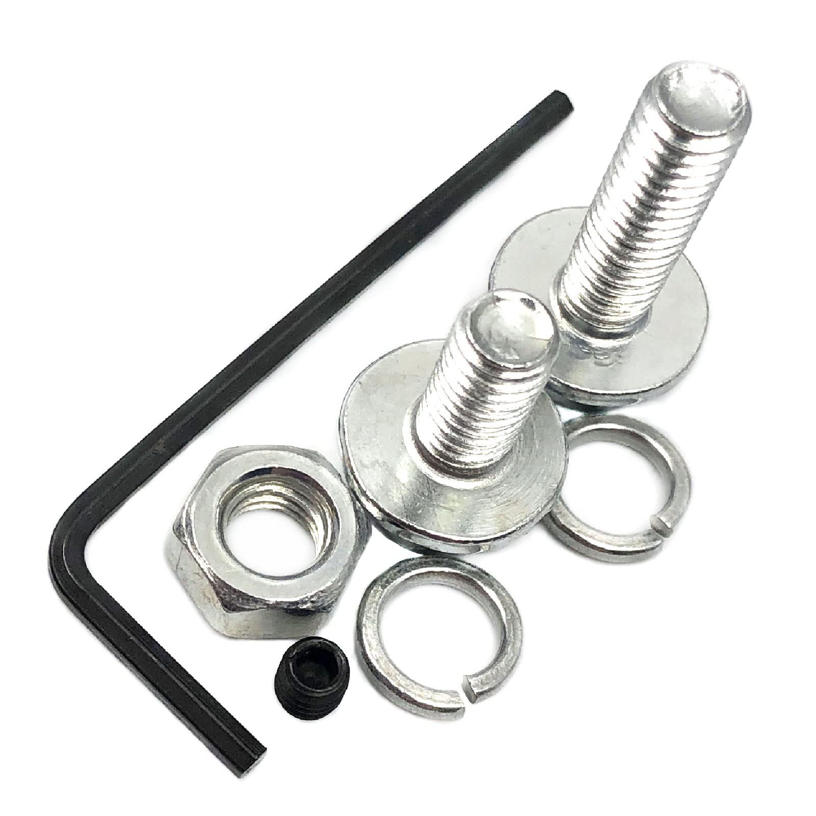 DEVMO 2pcs XL Size Aluminum Alloy Universal Turbo Sound Exhaust Muffler Pipe Whistle Car Roar Maker Silver Tone