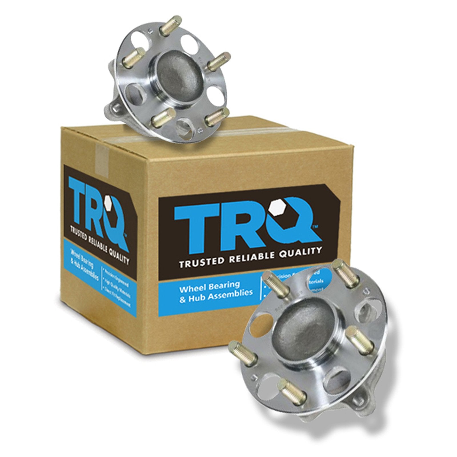 Trq Rear Wheel Hub Bearings Assembly Set Compatible With 2004-2008 Acura Tsx 2005-2007 Honda Accord