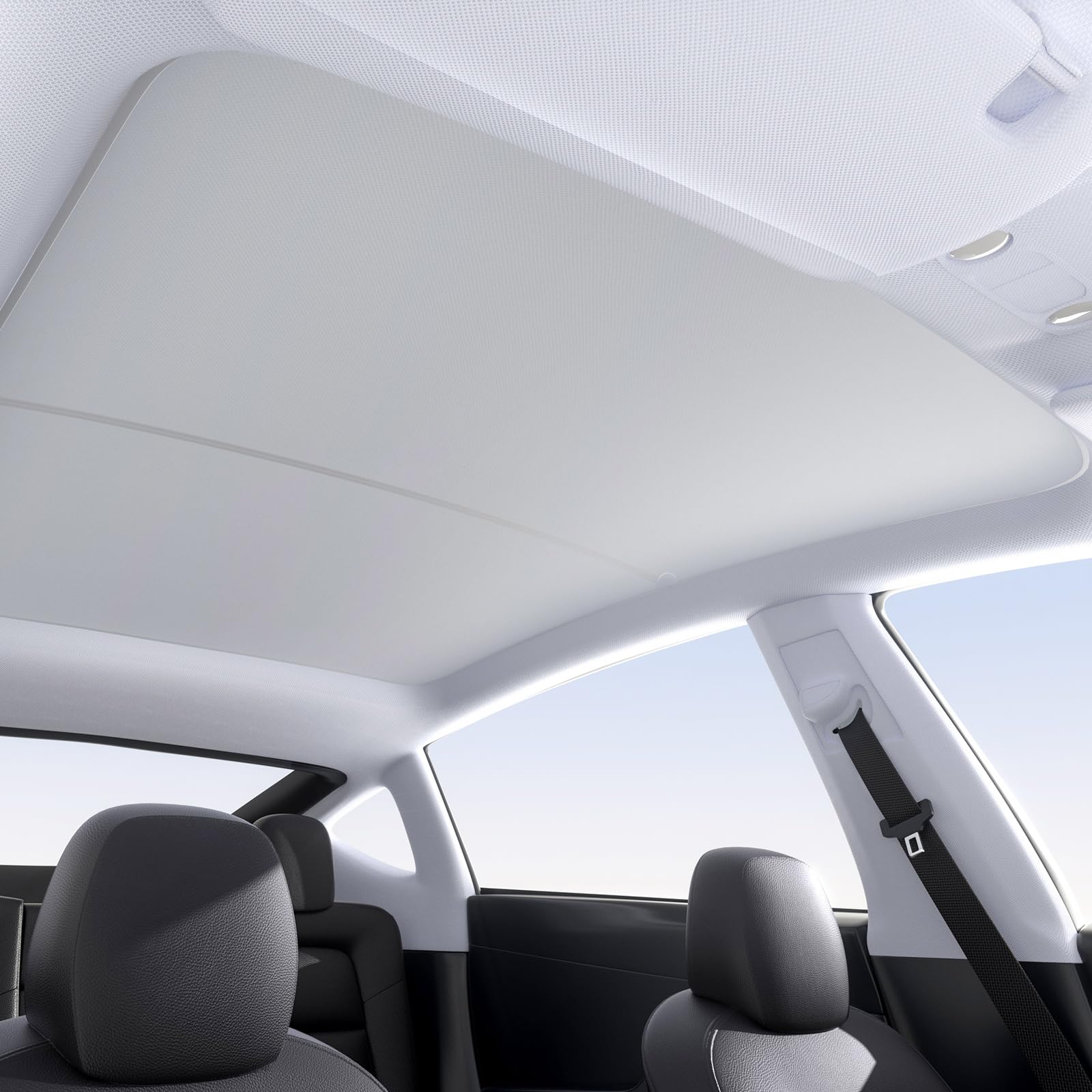 2025 Upgraded Tesla Model Y Roof Sunshade Heat-Insulating, Uv-Protective, Nano-Reflective Interior Accessories For Tesla Model Y