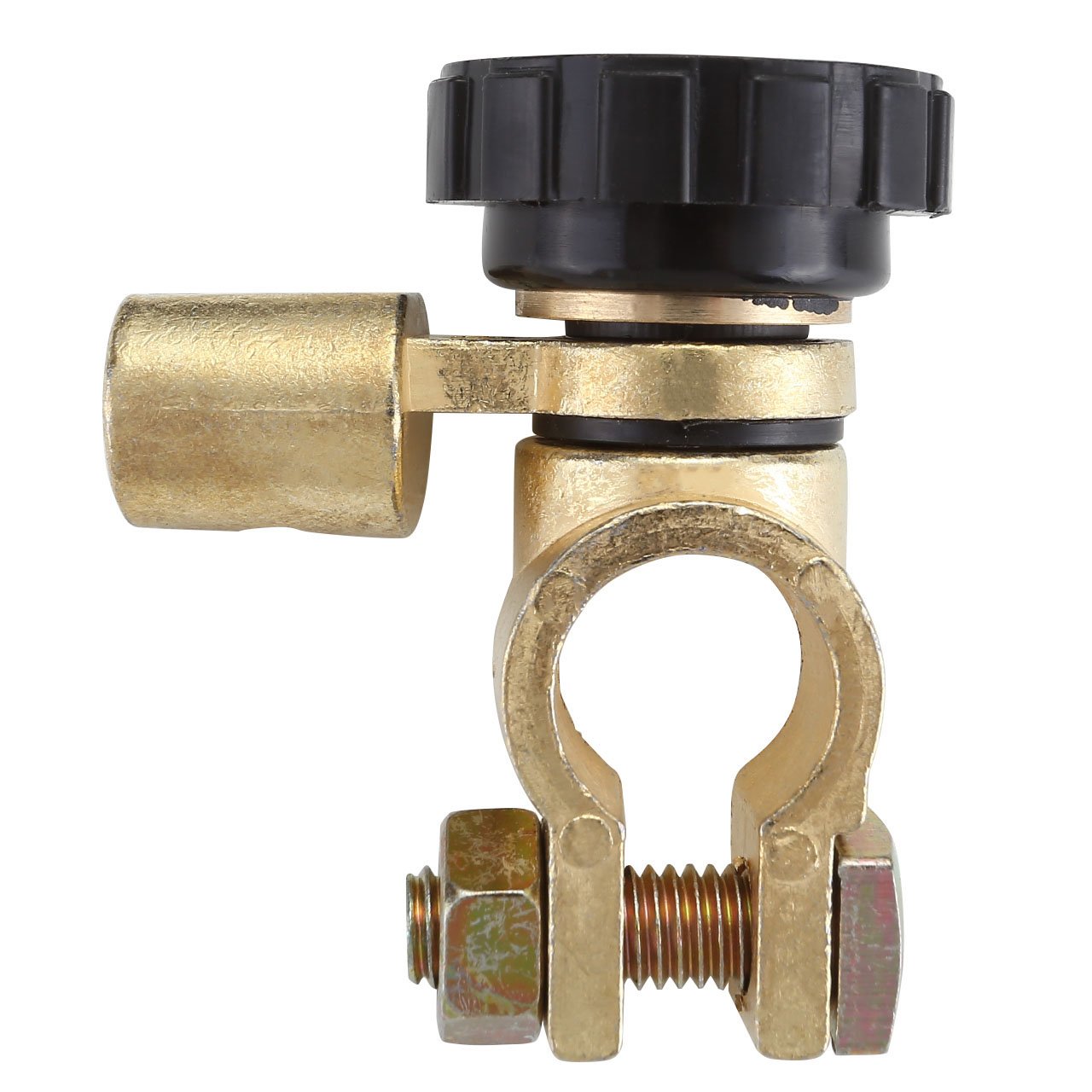 GraceMe Battery Master Disconnect Cut Off Switch 6V 12V 24V Negative Post Marine Boat Car Rv Vehicles Battery Saver (Top Post(6V