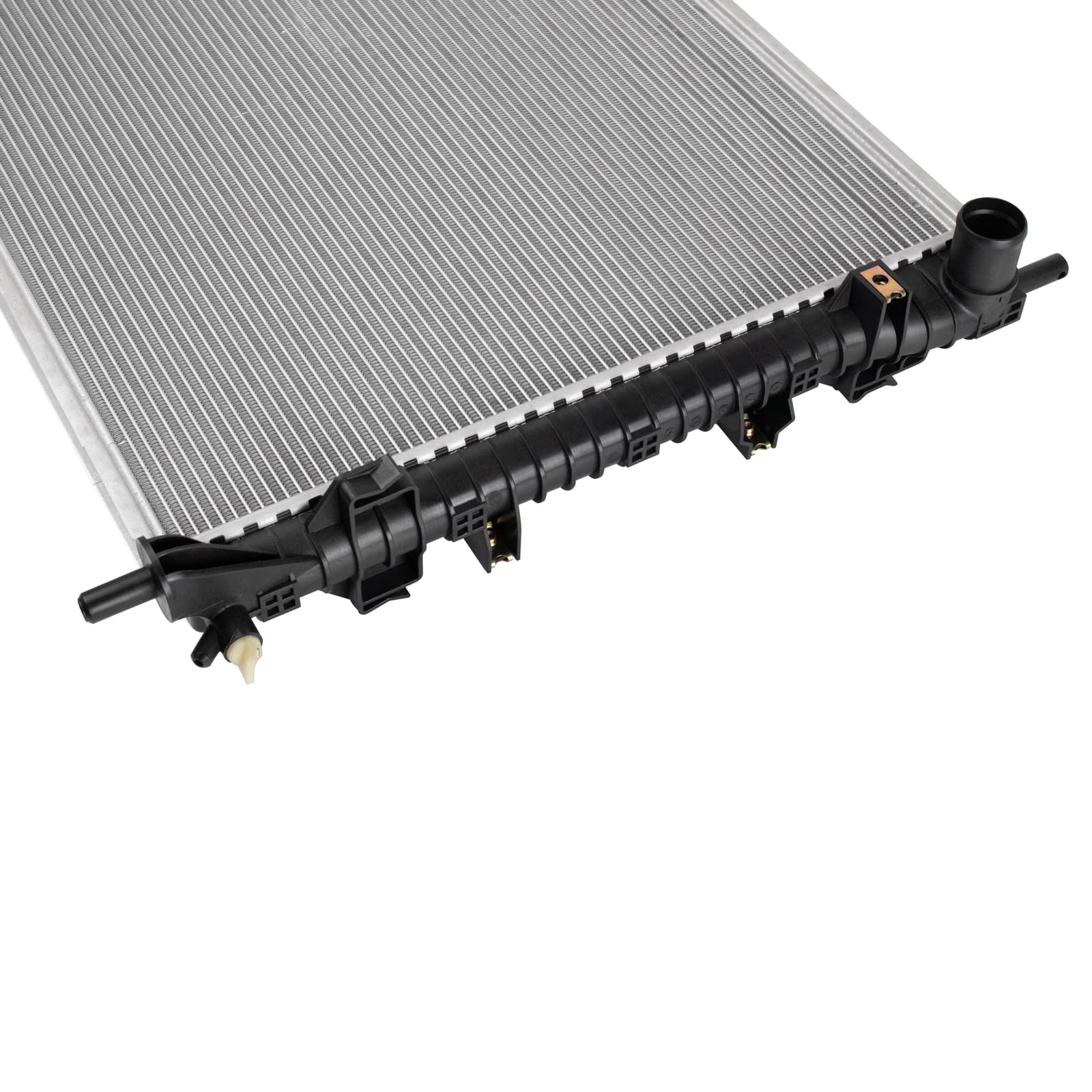 Trq Radiator Assembly Aluminum Core Compatible With 15-20 Ford Mustang Cu13488 Cu13489