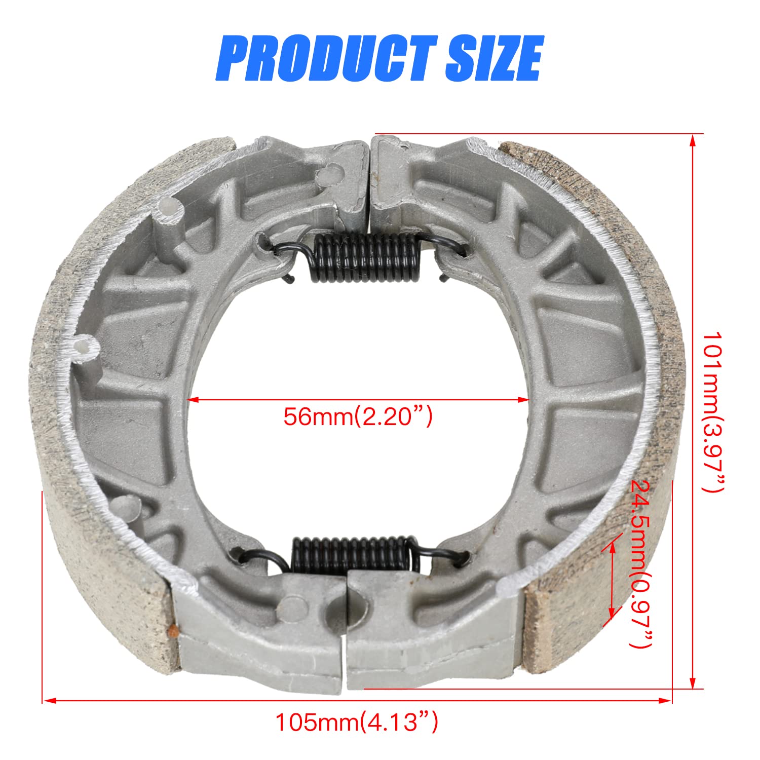 YOXUFA Mini Bike Brake Lever Handle 67 inch Drum Brake Cable Assembly Kit for 196cc 200cc Motor Coleman CT200U CT200U-EX BT200X