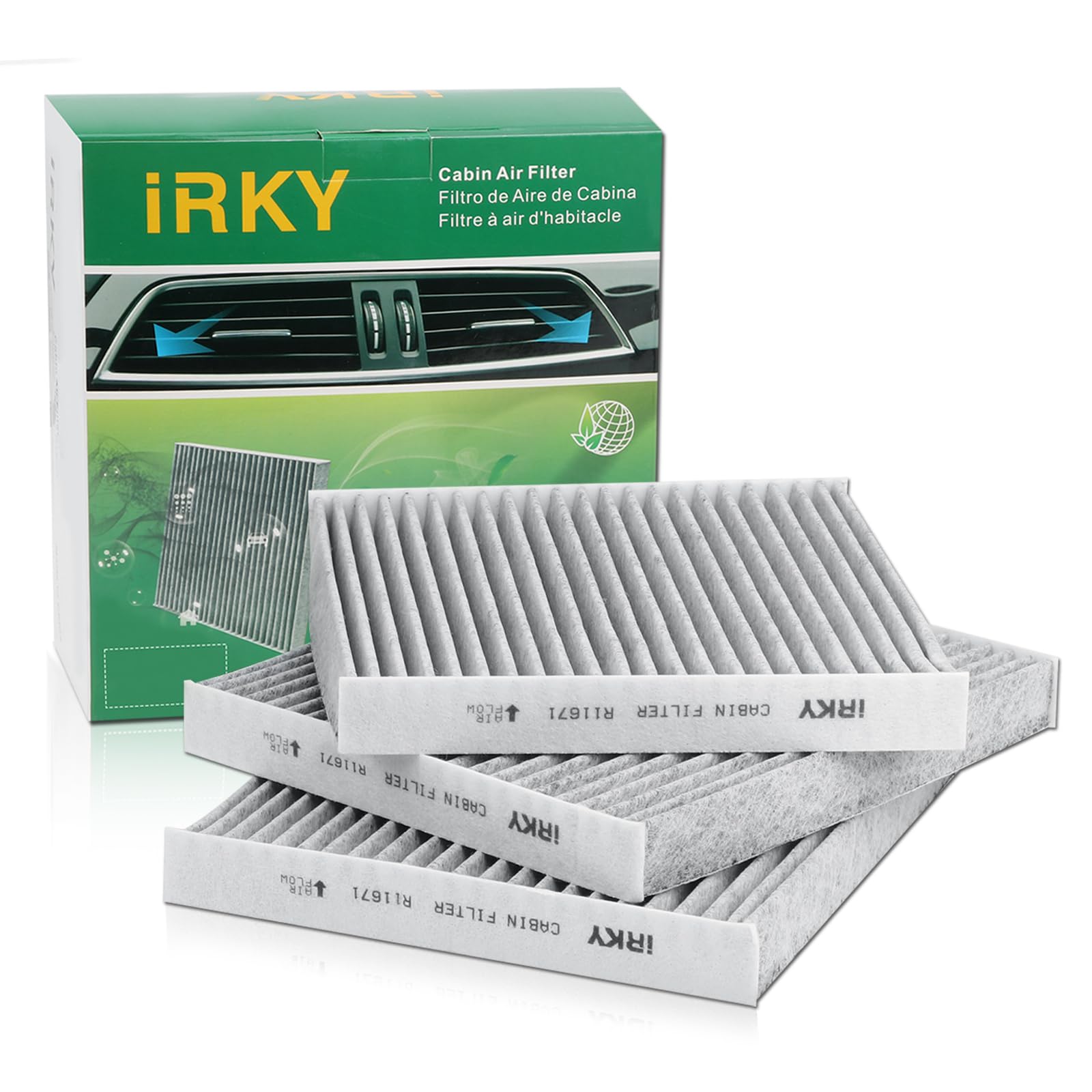 CF11671 Cabin Air Filter Replacement CP671 Compatible with RAM 1500 2016-2025,RAM 2500/3500/5500 2016-2024,RAM 4500 2016-2023;Je