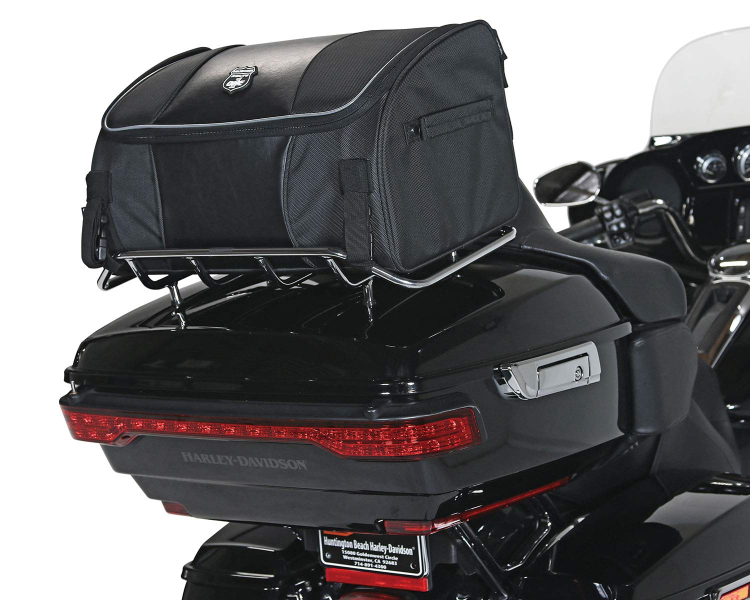 Nelson Rigg Nr-250 Route 1 Traveler Lite Tour Trunk Bag, Harley Davidson Ultra, Indian Roadmaster, Honda Goldwing, Black