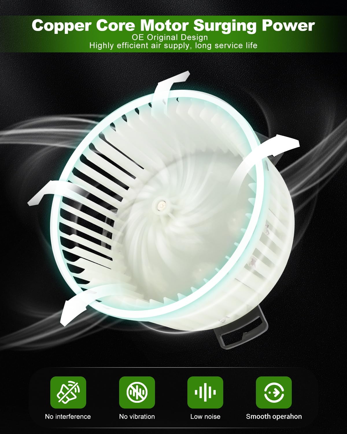 Scitoo Hvac Heater Blower Motor With Fan Cage Front 700284 For Mazda For 3 L4 2.0L 2010 2011 2012 2013,For Mazda For 3 L4 2.3L 2