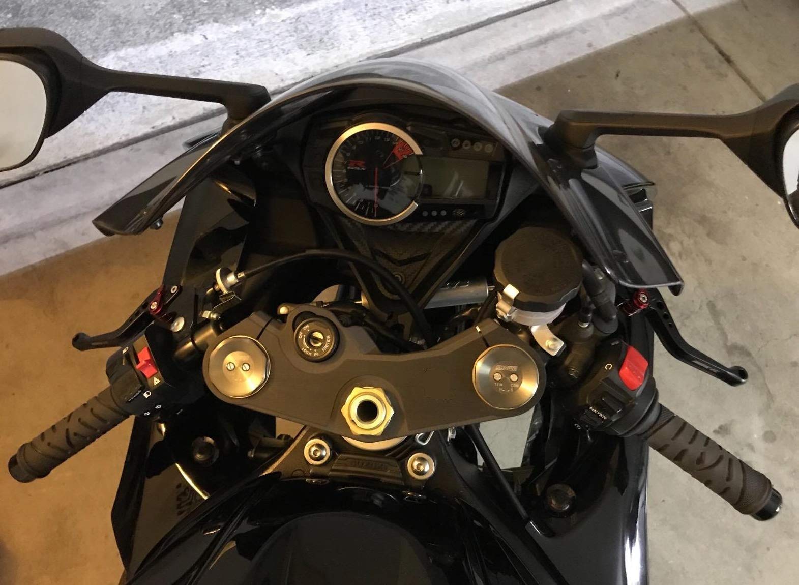 Ride It Forever Short Brake Clutch Levers For Gsxr600 Gsxr750 2006-2022, Gsxr1000 2009-2022,Gsxr 1000 2005-2006,Gsx-S1000/F/Abs 2015-2020,Katana 2020-Black