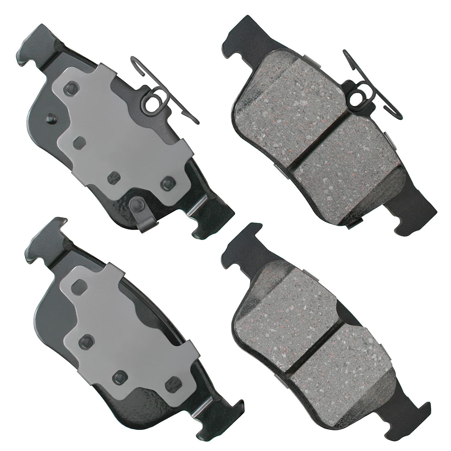 Akebono Brakes - Brake Pad Set - Superior Initial Effectiveness With No Required Break-In Period, 1 Year Limit Warranty (Act1878