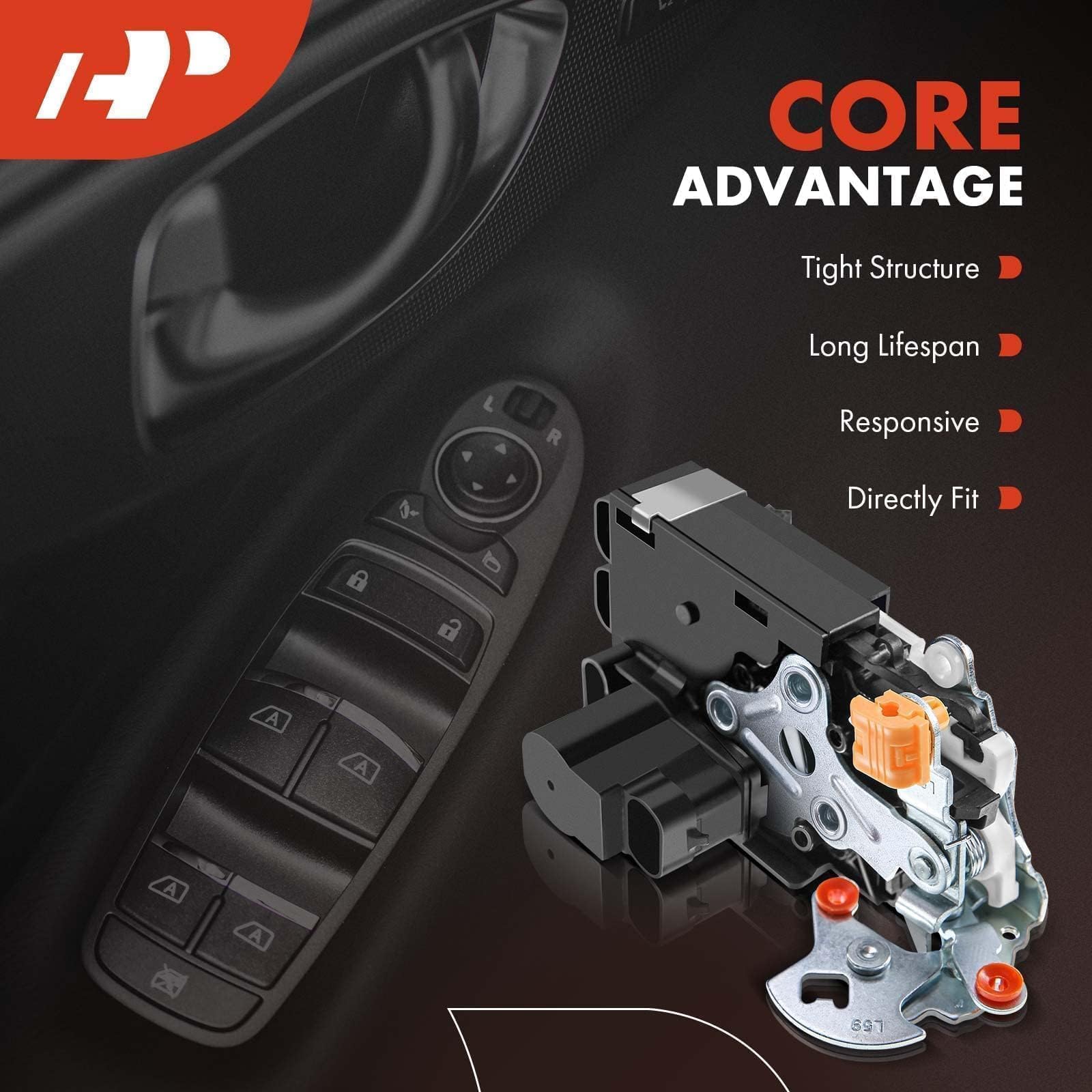 A-Premium Front Left Driver Door Lock Latch Actuator Compatible with Cadillac Escalade & Chevy Chevrolet Silverado Avalanche Sub