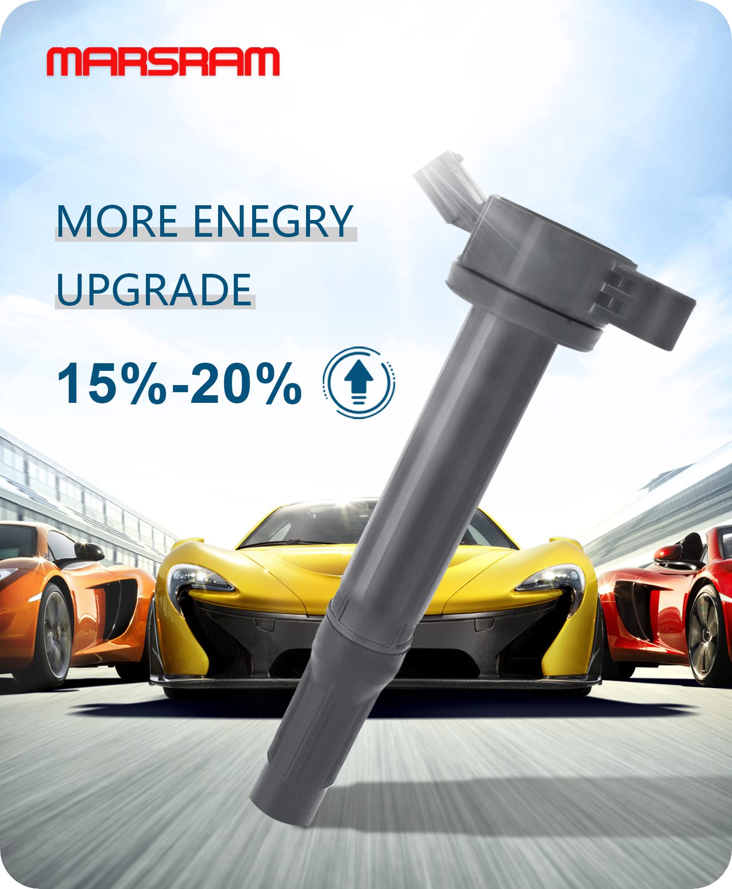 Marsram Ignition Coil Pack Uf487 For 2005-2019 Toyota Camry Rav4 Sienna 4Runner Avalon 2006-2018 Lexus Is250 Rx350 Es350 Is300 I