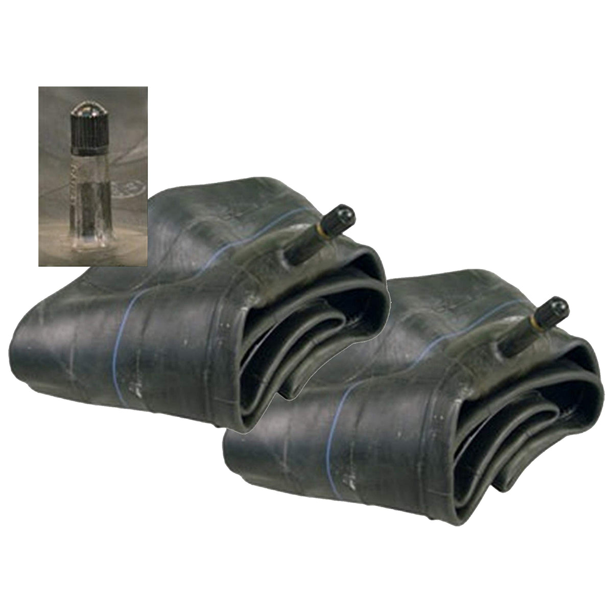 Pack Of 2 (Two) Firestone Brand Passenger Tire Inner Tube With Tr13 Rubber Valve Fits 14'' 15'' Mr14 Mr15 9.5L15/9.5L14/7.5L14/M