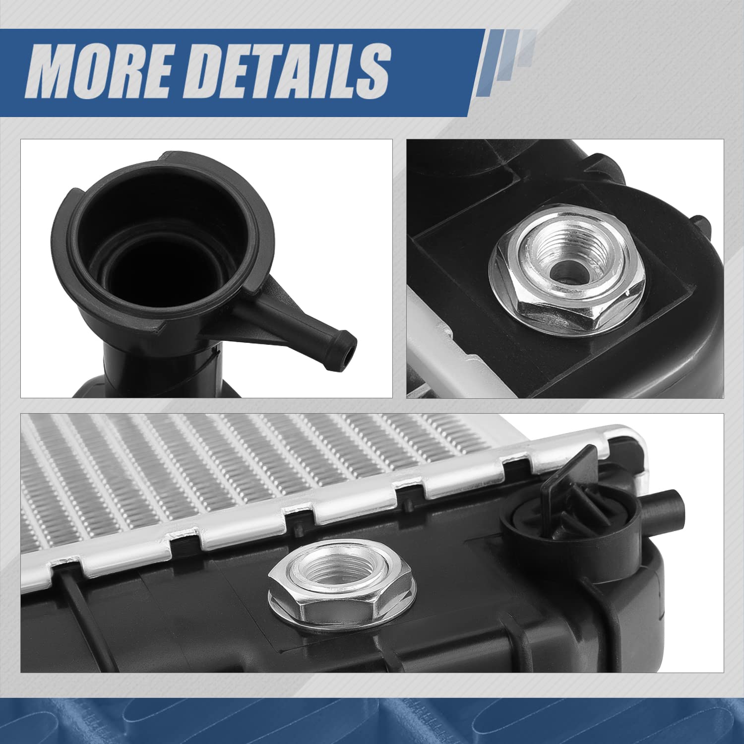 Auto Dynasty Radiator Compatible With 88-92 Buick Regal Chevy Lumina Oldsmobile Cutlass Supreme Pontiac Grand Prix 2.3L 2.5L 2.8