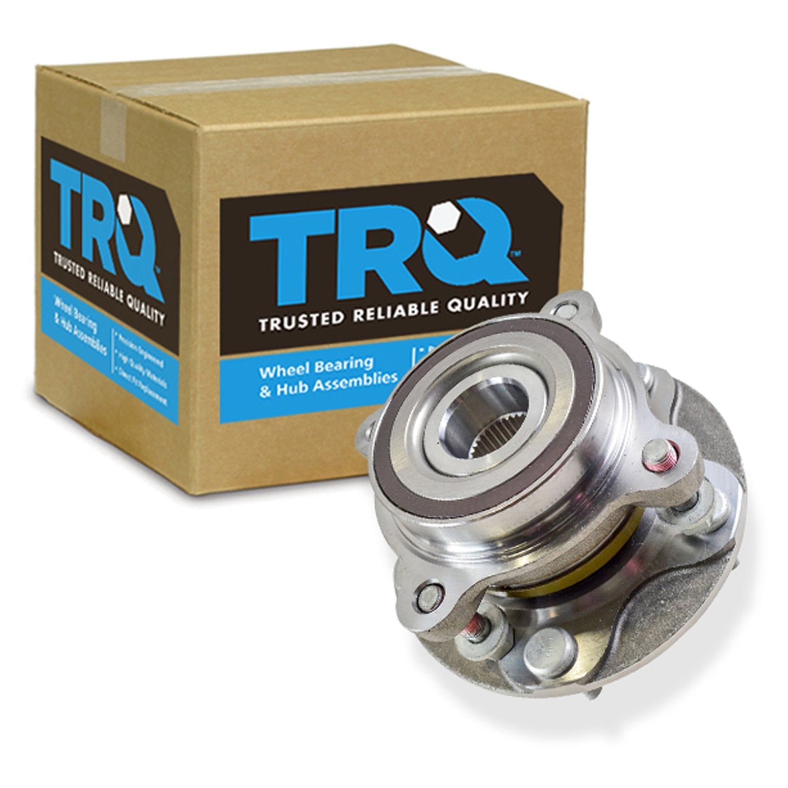 Trq Front Wheel Bearing & Hub Assembly With Abs Sensor Compatible With 2008-2022 Toyota Sequoia 2007-2021 Tundra
