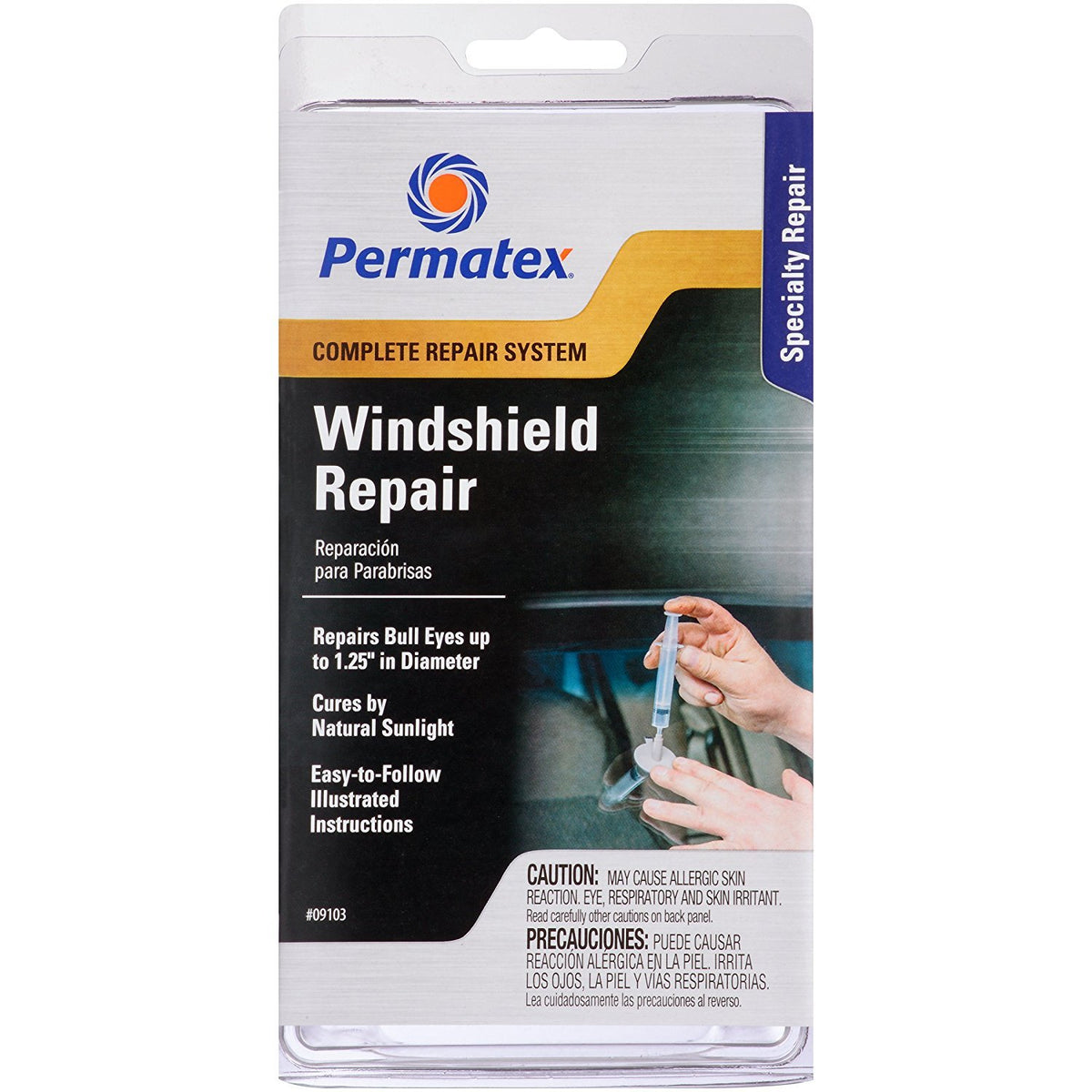 Permatex 09103-6Pk Windshield Repair Kit (Pack Of 6)