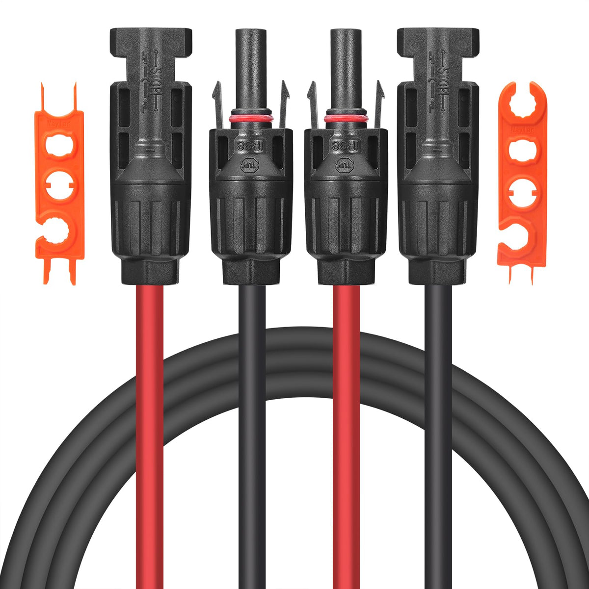 Solar Cable 4 Mma, Extension Cable, Solar Cable Extension 3691215 M (1020304050 Ft) With Plug, Photovoltaic (Pv) Cable, Solar Pa
