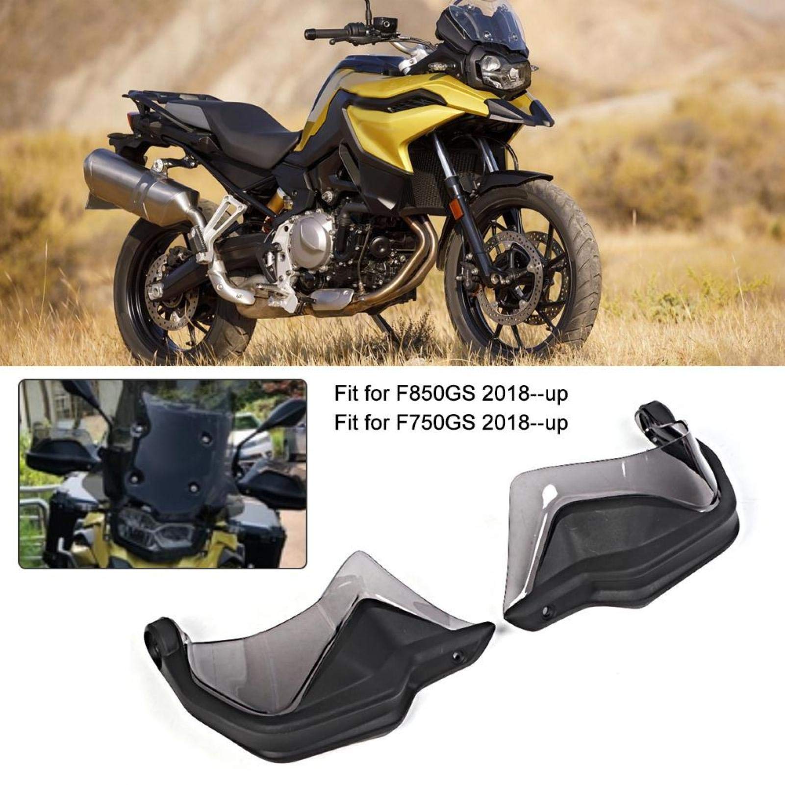 Aqxreight Hand Guard Protector, Extension Brake Levers Handlebar Guard Hand Protector Fit For F850Gs 2018-2019 And F750Gs 2018-Up(Grey)