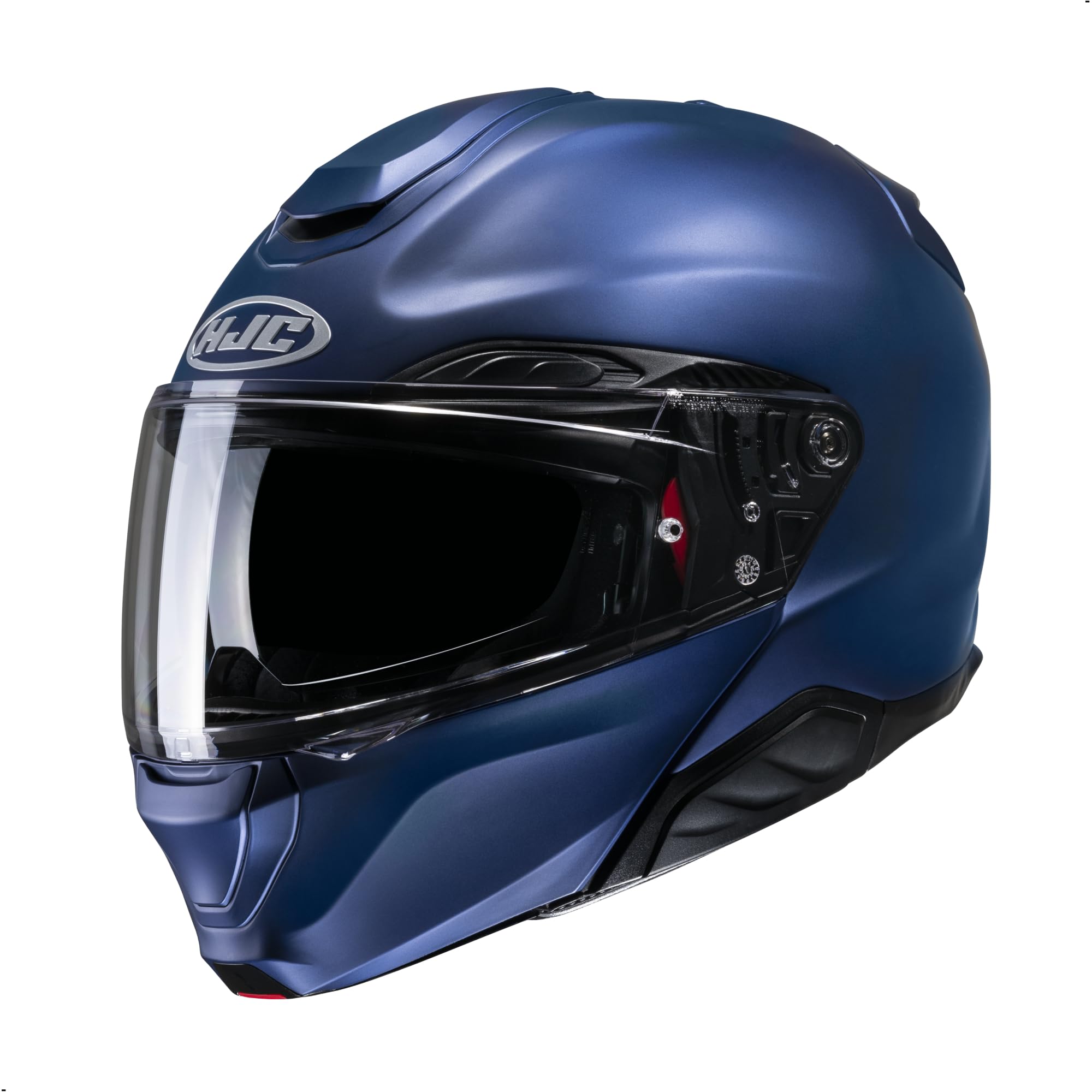 HJC RPHA 91 Solid Modular Motorcycle Helmet with HJ-37 Pinlock Shield, DOT Approved (Semi Flat Metallic Blue, X-Small)