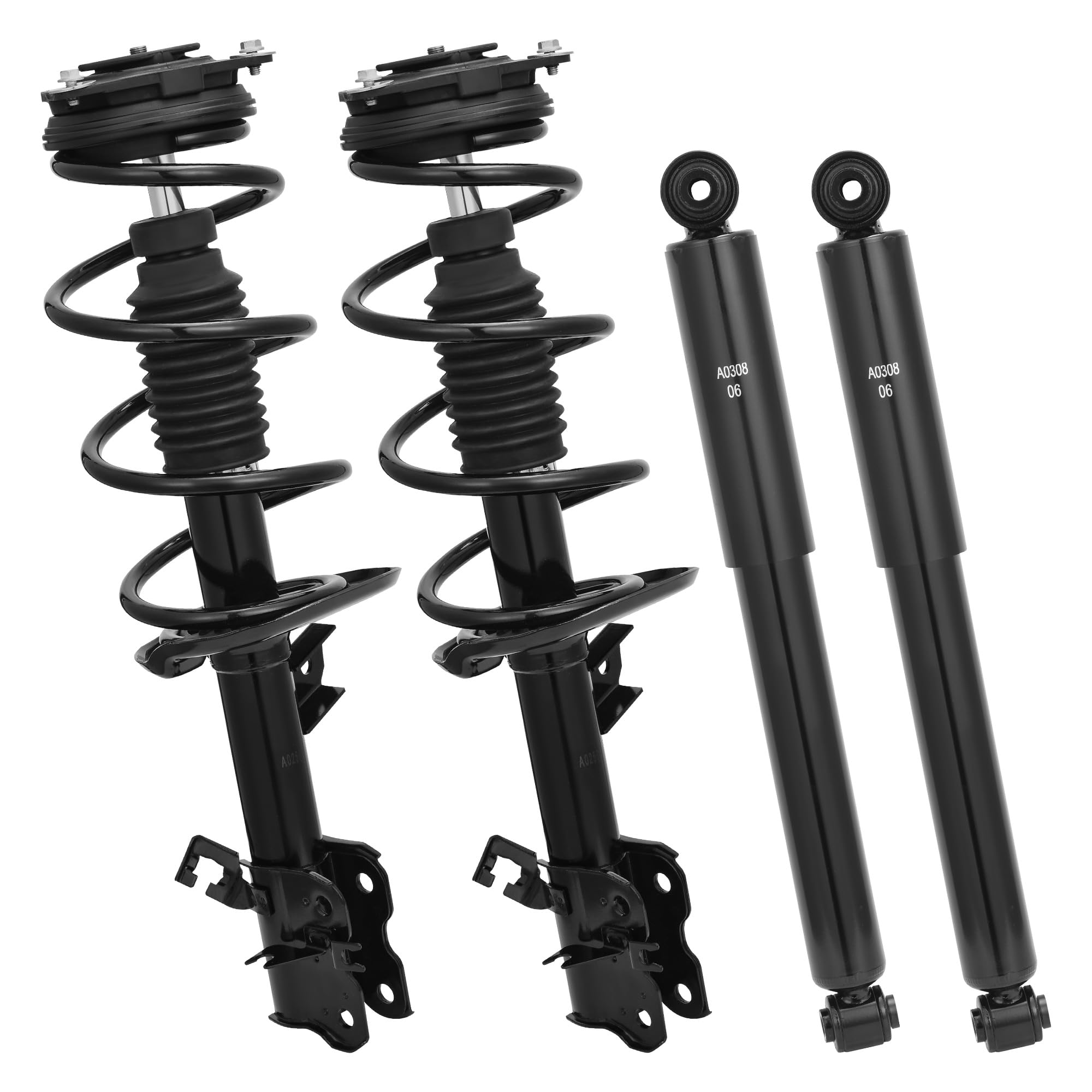 Yitamotor Front Complete Strut Quick Struts Rear Shocks And Coil Spring Assembly Compatible With 2008-2012 Rogue