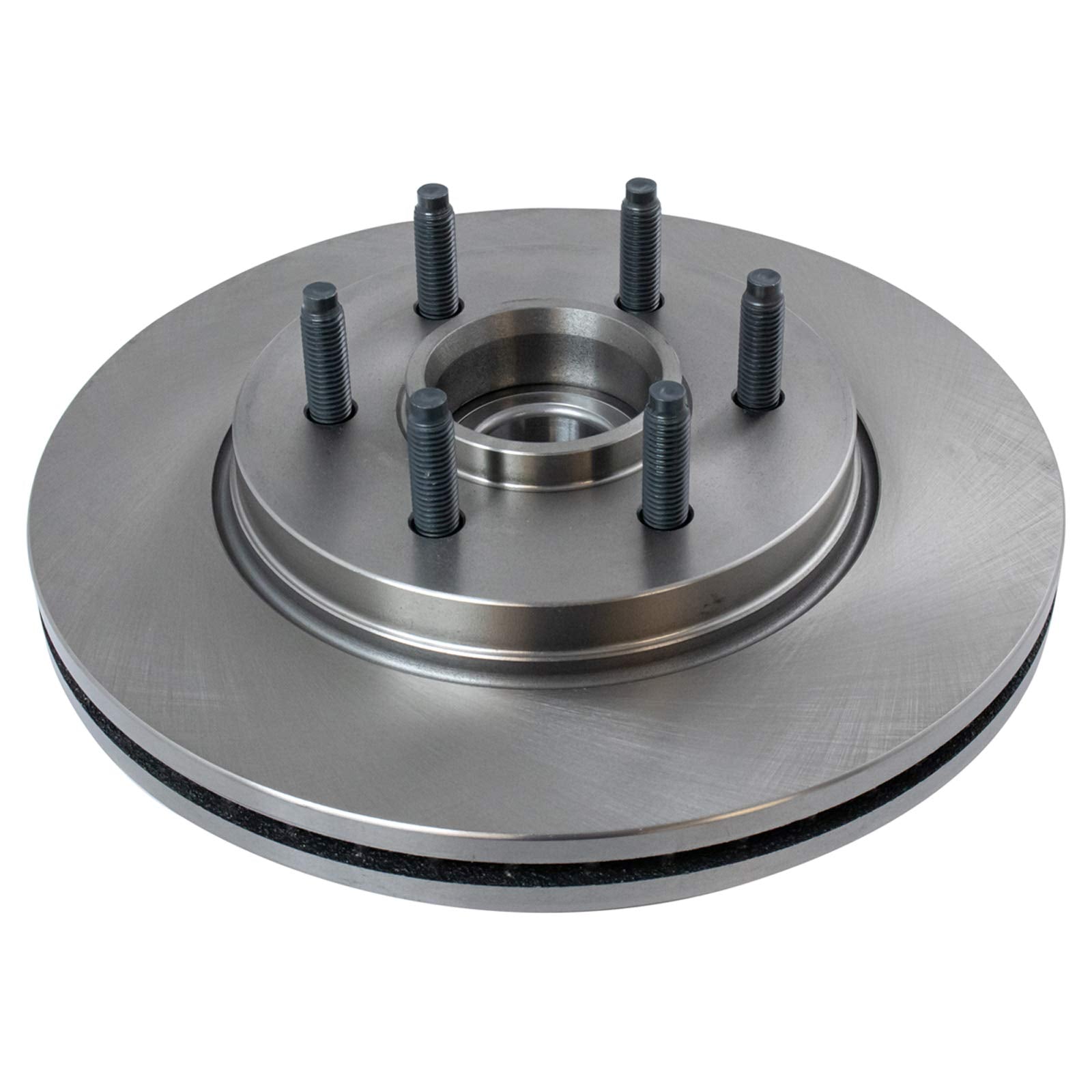 Trq Front Brake Pad & Rotor Kit Brake Pads Brake Rotor Semi-Metallic Compatible With 2004-2008 Ford F-150 2006-2008 Lincoln Mark