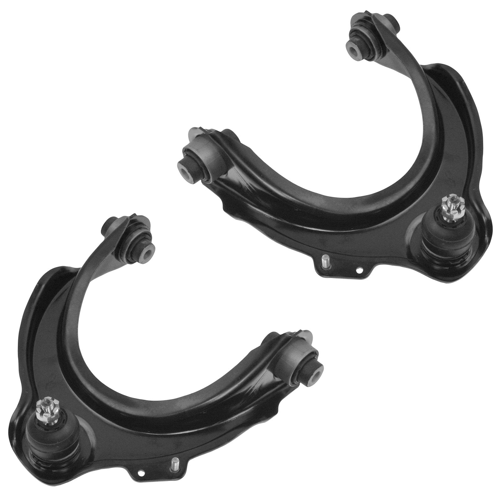 TRQ Front Upper & Lower Control Arm with Ball Joint Set Compatible with 2004-2008 Acura TSX 2003-2007 Honda Accord