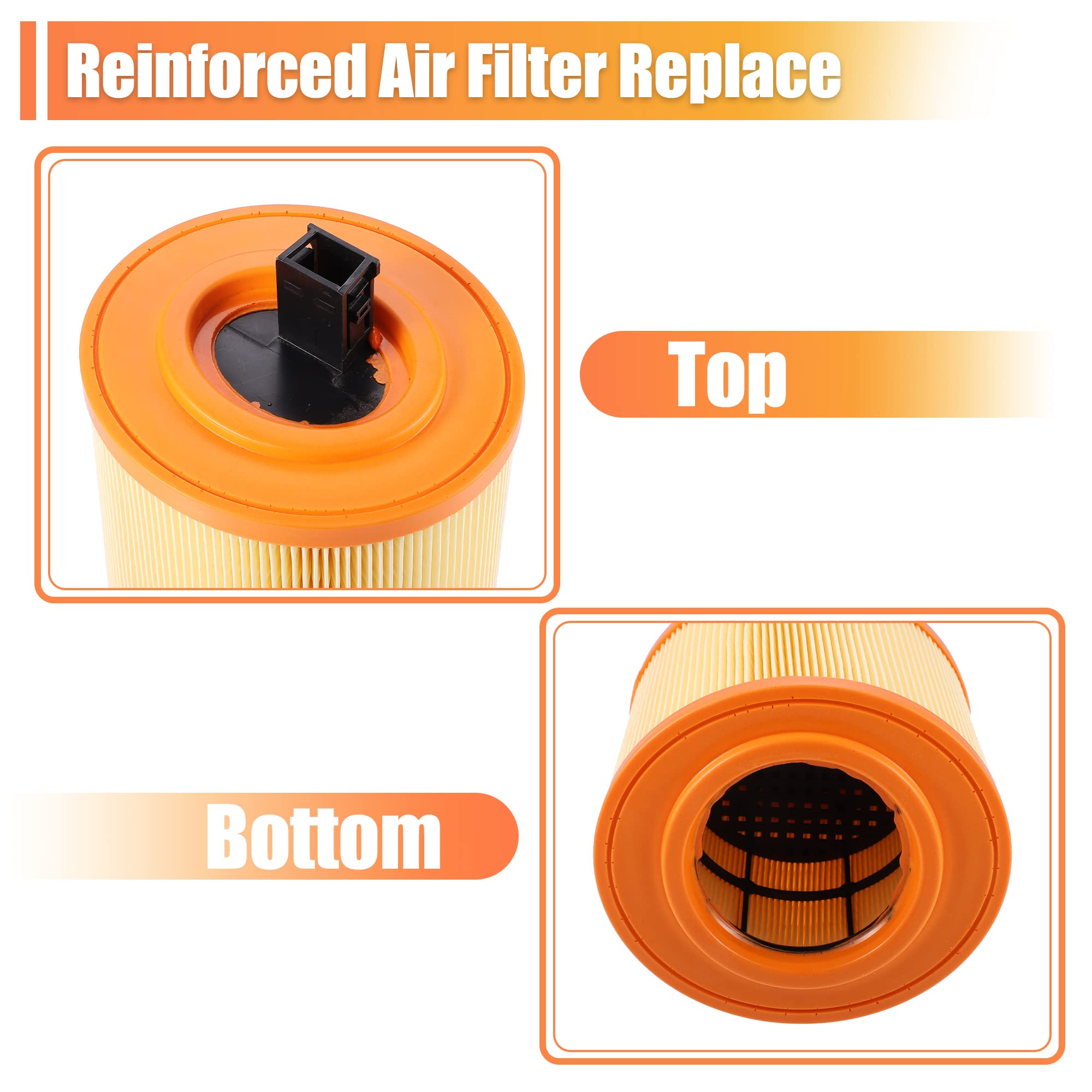 X AUTOHAUX Car Engine Air Filter for Chevrolet Cruze 1.4L L4 2016-2019 for Cadillac ATS V 3.6L V6 2016-2019 13367308 Engine Air