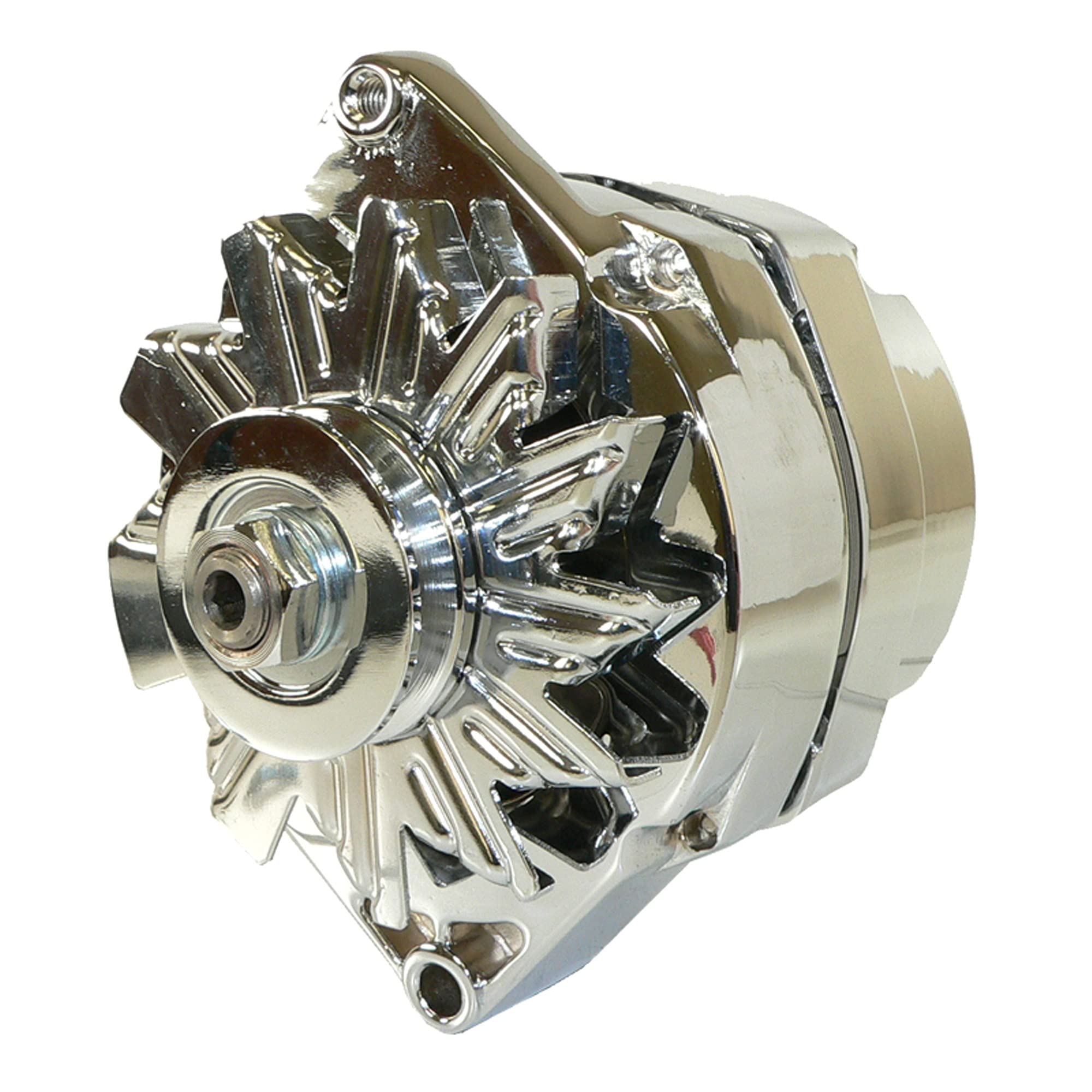 New Db Electrical Chrome 10Si Self Exciting Alternator Compatible With 1983 Buick Regal, Lesabre, Chevy Suburban C10 & C20, Wai