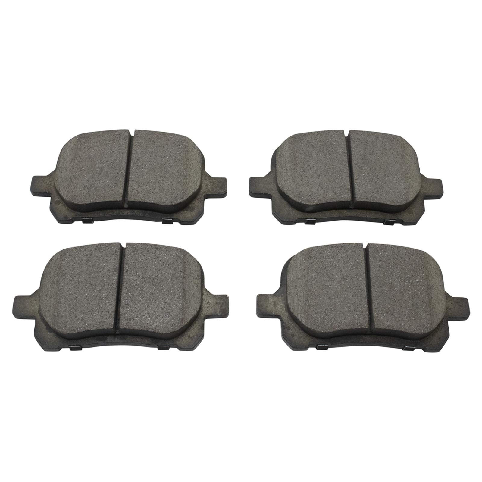 Trq Front Brake Pad & Rotor Kit Brake Pads Brake Rotor Ceramic Premium G-Coated Compatible With 1997-2001 Lexus Es300 1998-2004