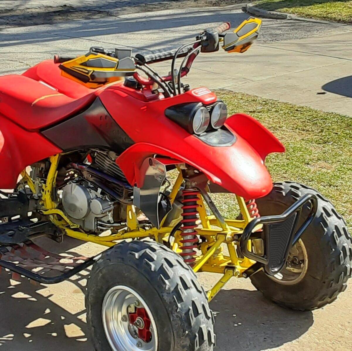 Ecotric Front Bumper Compatible With 1999-2014 Honda Trx 450R 450Er 400X Sportrax 400 Trx400Ex