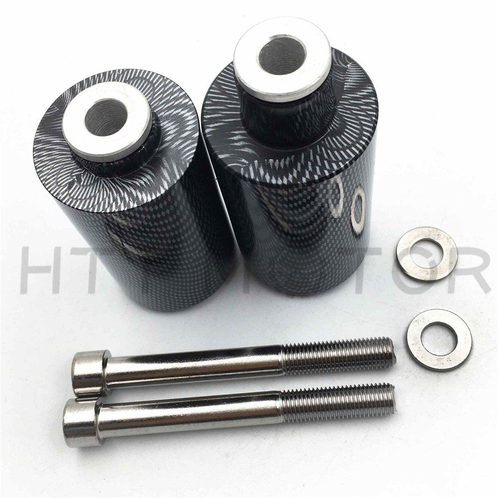 Httmt Mt219-039-Cn No Cut Frame Slider Crash Protector Compatible With 2007 2008 Suzuki Gsxr 1000 Gsx-R Carbon