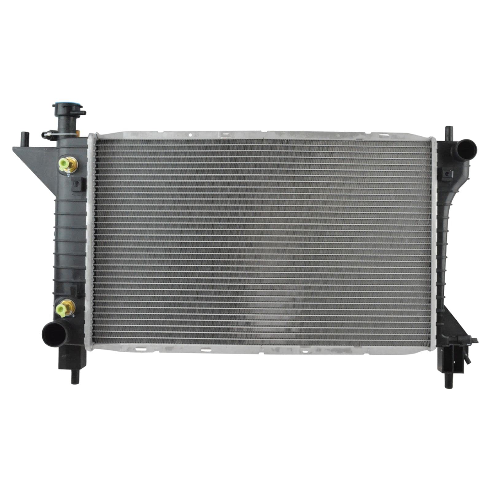 Trq Radiator Assembly Aluminum Core Compatible With 94-96 Ford Mustang Cu1488 Fo3010113