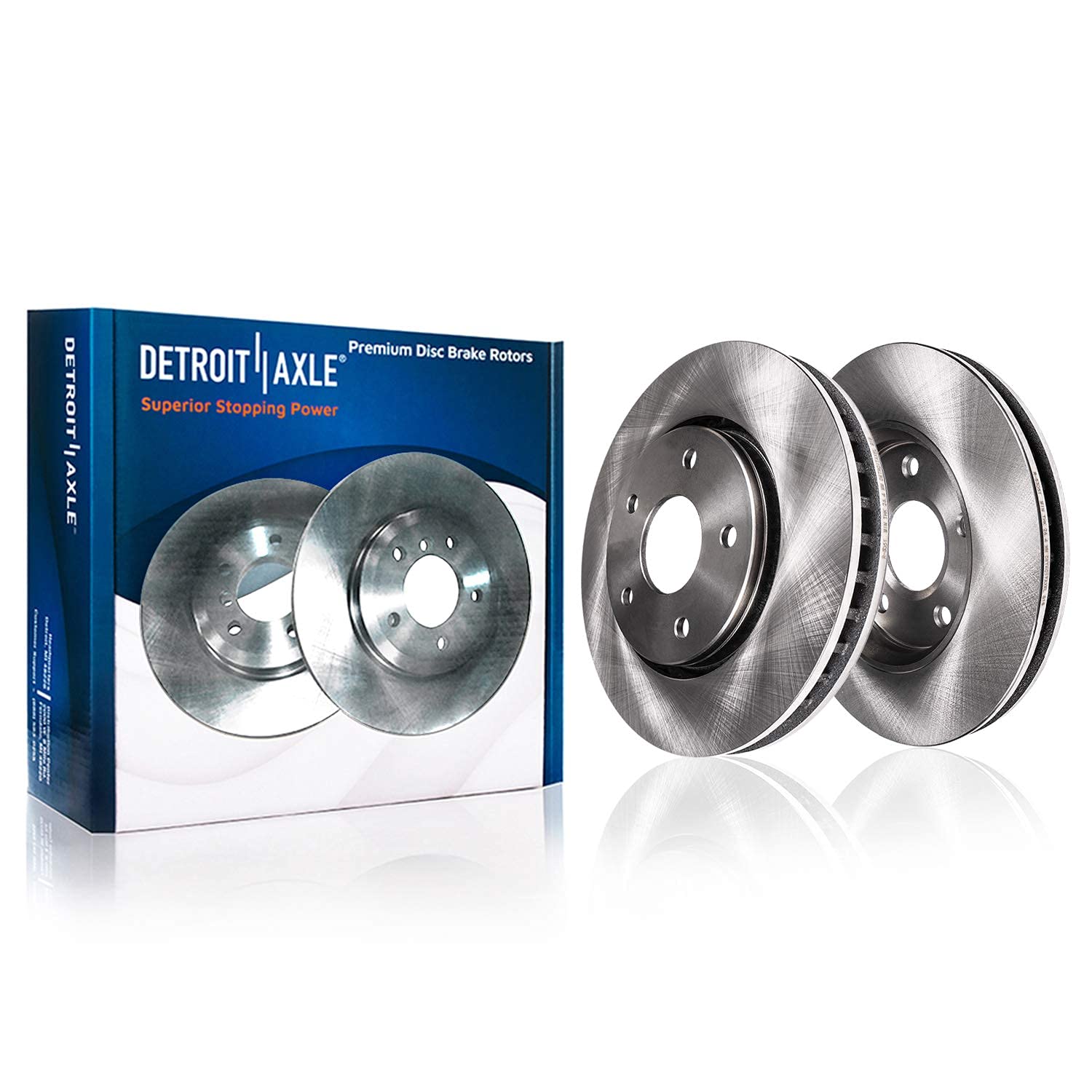 Detroit Axle - Front Brake Kit For 06-13 Chevrolet Impala Monte Carlo Buick Lucerne Replacement 2006 2007 2008 2009 2010 2011 20