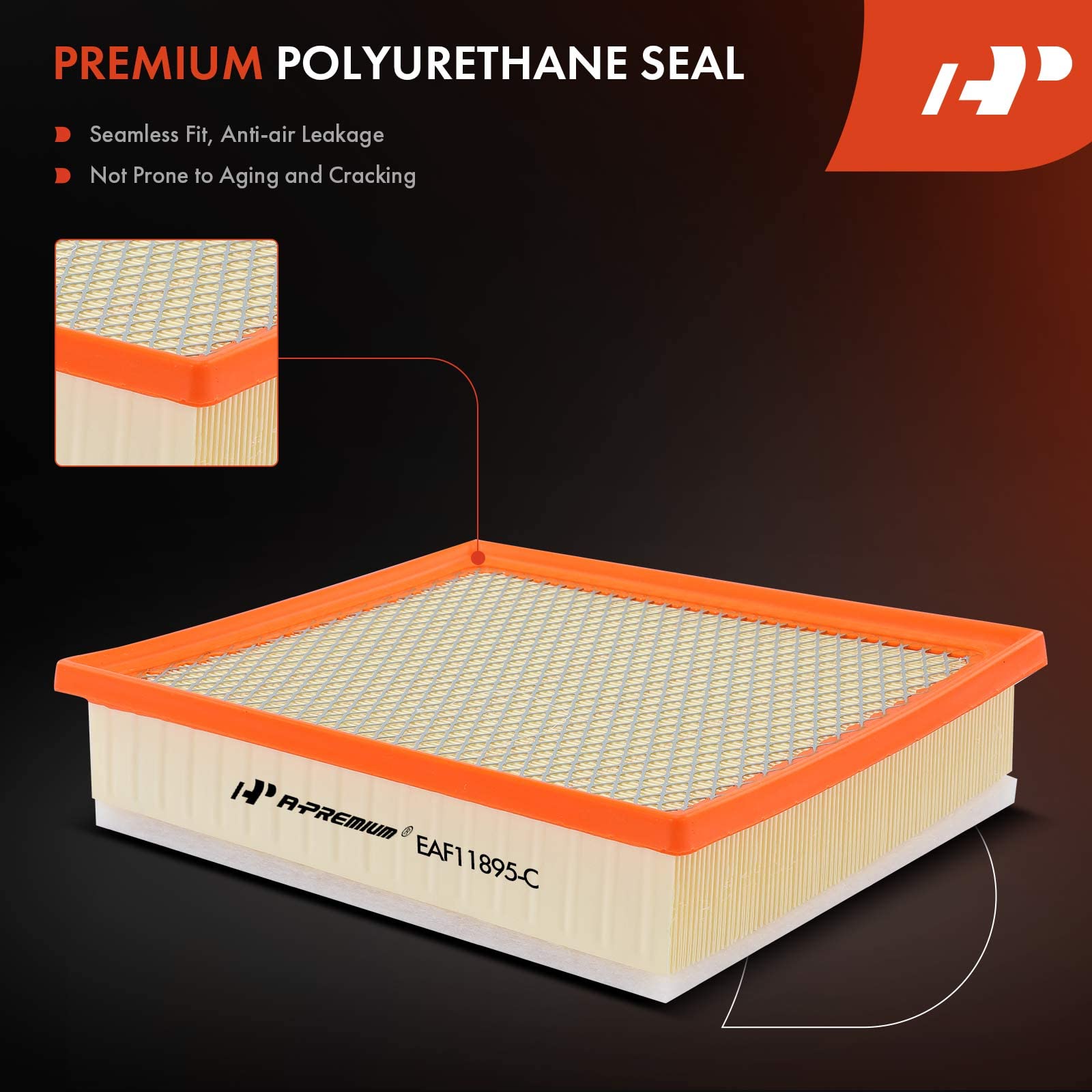 A-Premium Engine Air Filter Compatible with Toyota Models - Sequoia 2014-2022, Tacoma 2016-2023, Tundra 2013-2021, 3.5L 4.0L 4.6