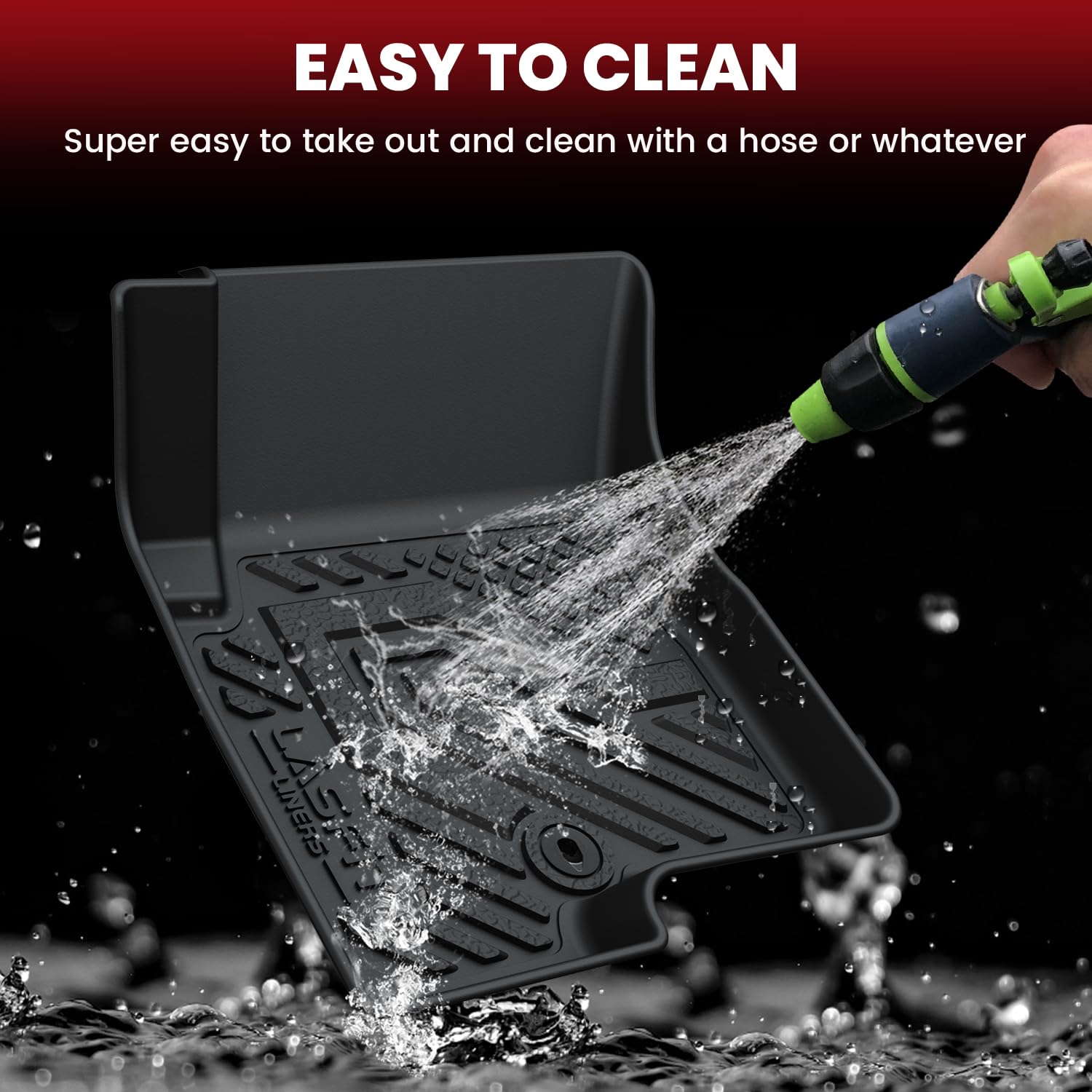 Lasfit Floor Mats & Trunk Mat For Jeep Compass 2007-2017 All Weather Tpe Custom Fit Car Mats Floor Liners Cargo Liner Cargo Mat