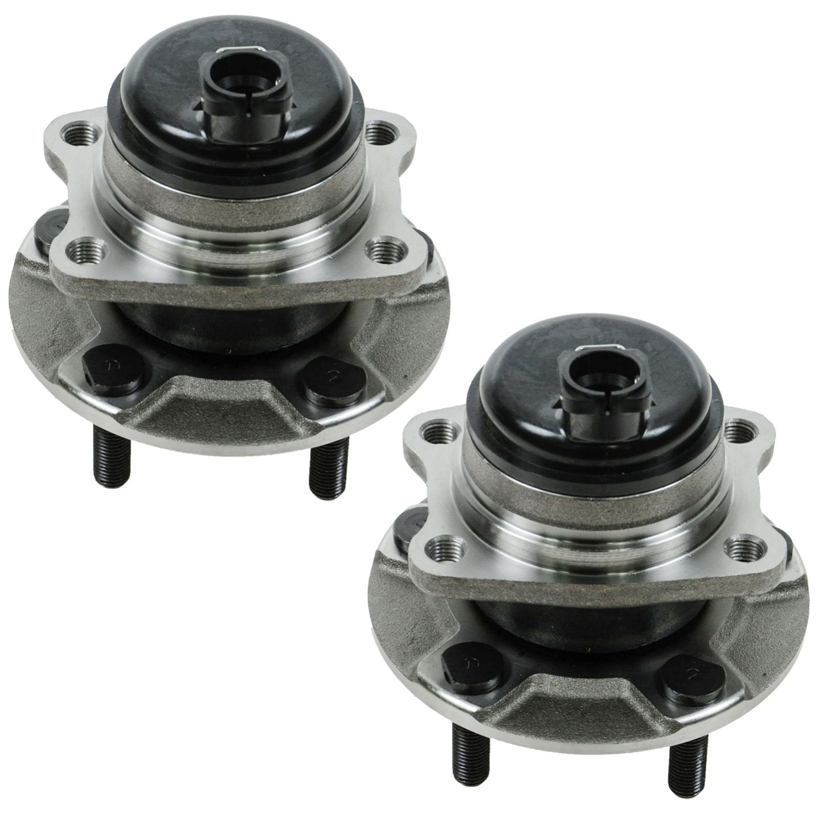 Trq Rear Wheel Hub Bearings Assembly Set Driver & Passenger Side Compatible With 2001-2007 Chrysler Town & Country 2001-2003 Voy