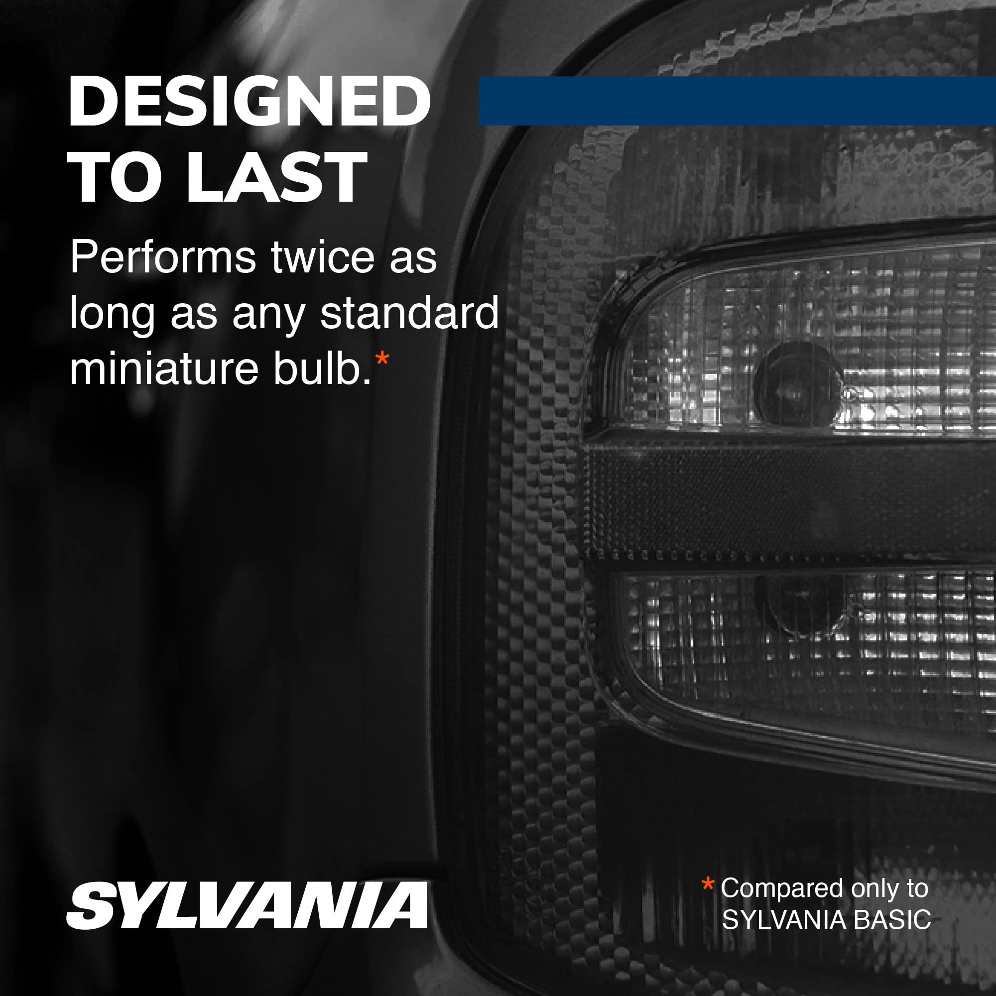 Sylvania - 7443 Silverstar Mini Bulb - Brighter And Whiter Light, Ideal For Daytime Running Lights (Drl) And Back-Up/Reverse Lights (Contains 2 Bulbs)