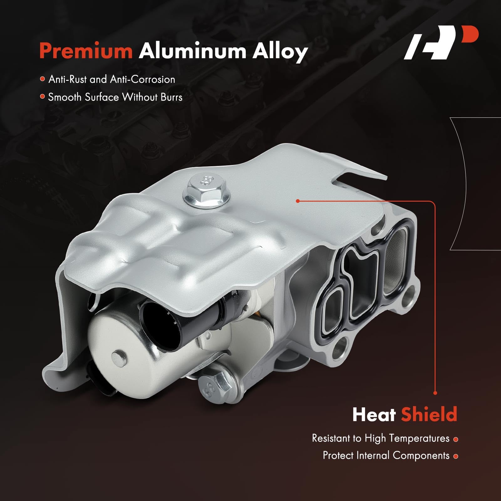 A-Premium Vtec Solenoid Spool Valve Assembly W/Oil Pressure Switch & Gasket Compatible With Acura & Honda Models - 2.0L 2.4L - R