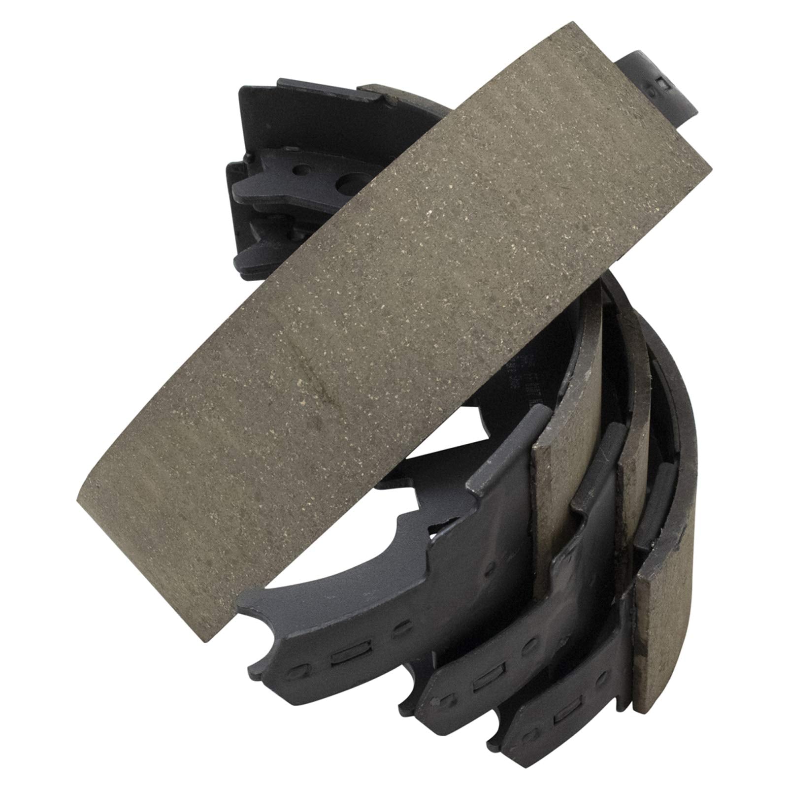TRQ Rear Brake Shoe Pad & 10 Inch Brake Drum Pair Set Kit LH & RH Compatible with Dakota