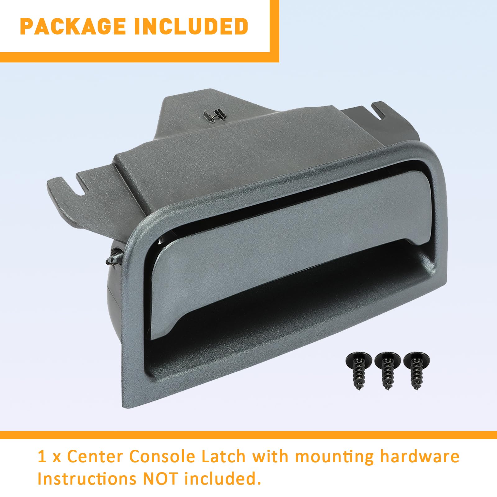 Ecotric Black Center Console Latch Compatible With 2014-2020 Chevrolet Silverado & Gmc Sierra 1500 2500Hd 3500Hd Replace For Par