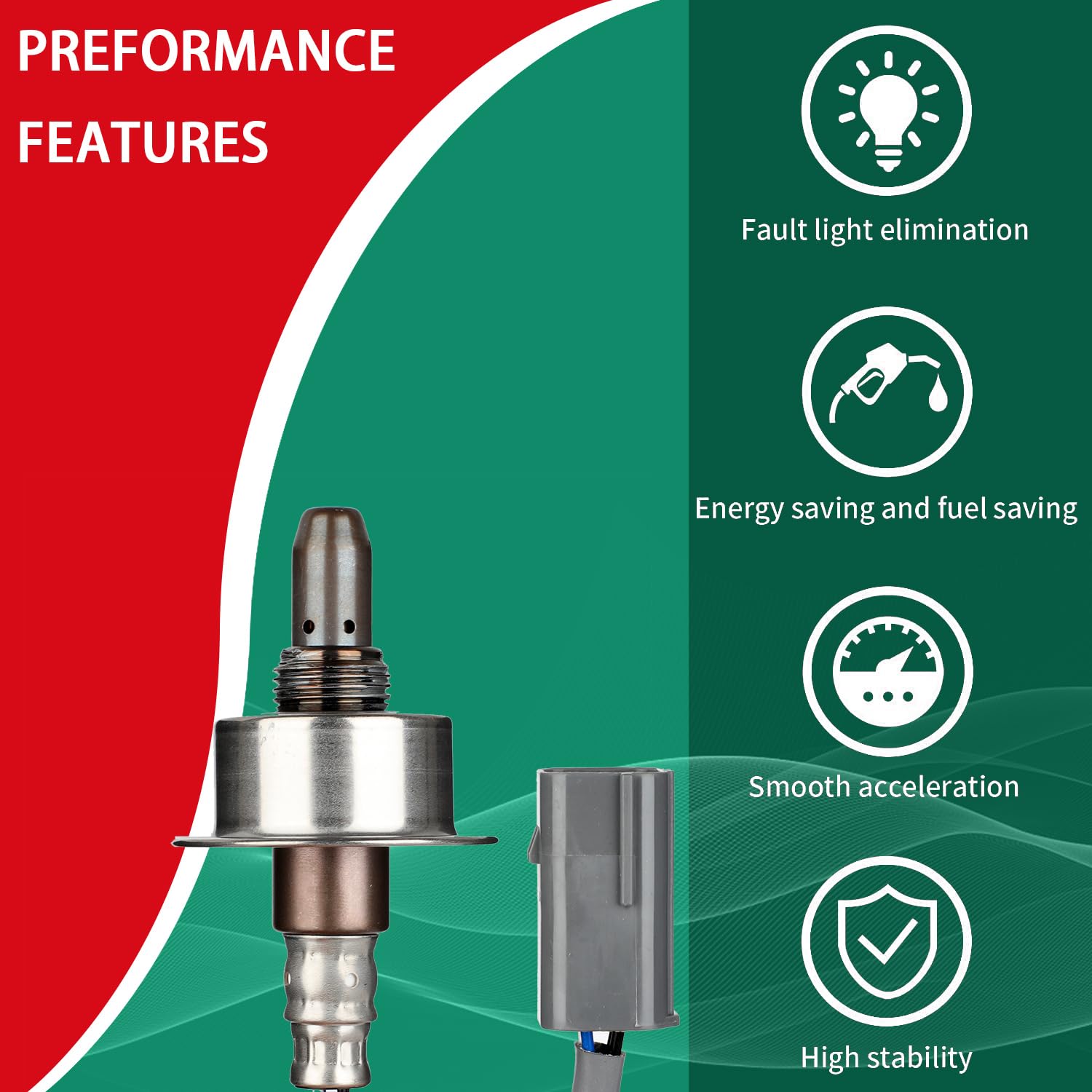 Necatuo 234-9082 Upstream O2 Oxygen Sensor Heated Air Fuel Ratio Compatible With Nissan Cube 1.8L Sentra 2.0L For 22693Zj60A 226