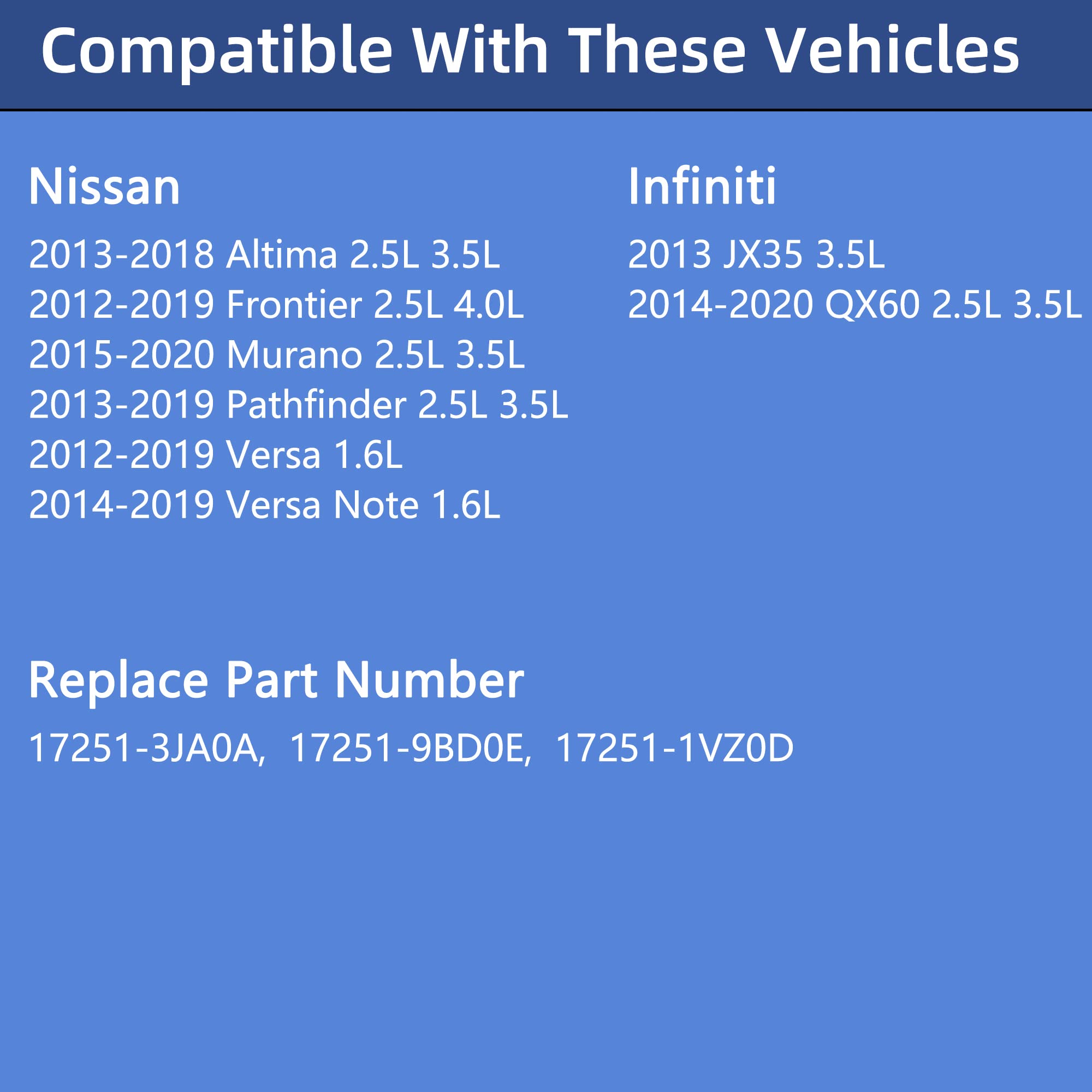 Gas Cap, Fuel Cap For 2011-2020 Nissan Altima Frontier Murano Pathfinder Versa & Infiniti Jx35 Qx60, 17251-3Ja0A, 17251-9Bd0E, 17251-1Vz0D, 2012 2013 2014 2015 2016 2017 2018 2019