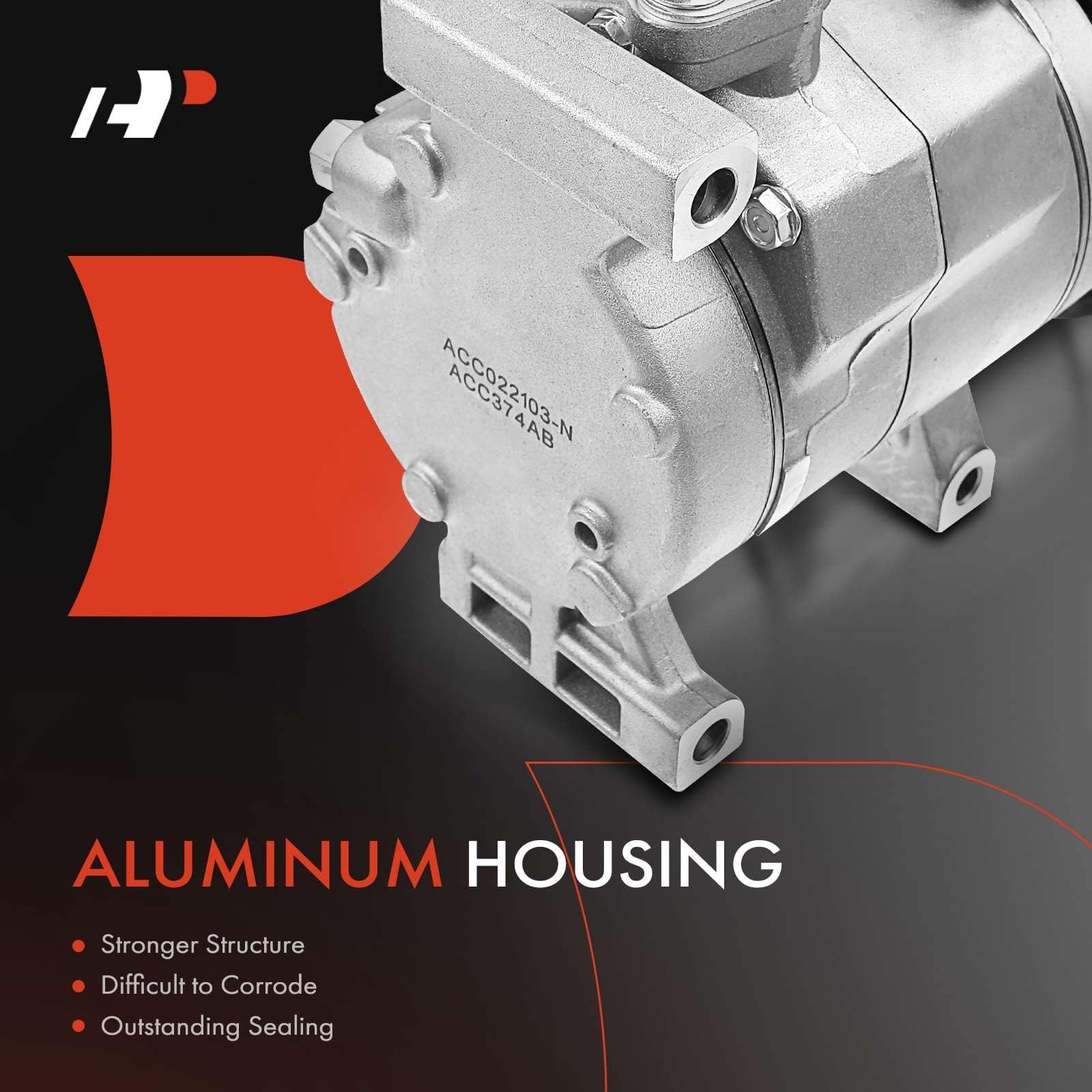 A-Premium Air Conditioner AC Compressor with Clutch for Jeep Wrangler 3.6L 2012-2017, Rams 1500, HCC-RS18 Compressor