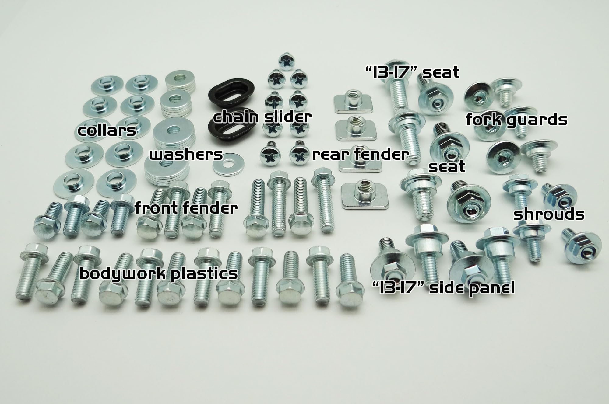90Pc Crf Specbolt Plastics And Bodywork Bolt Fasteners Kit Fits All Honda Crf150R Crf250R Crf450R Dirtbikes Motorcycle 150 250 4