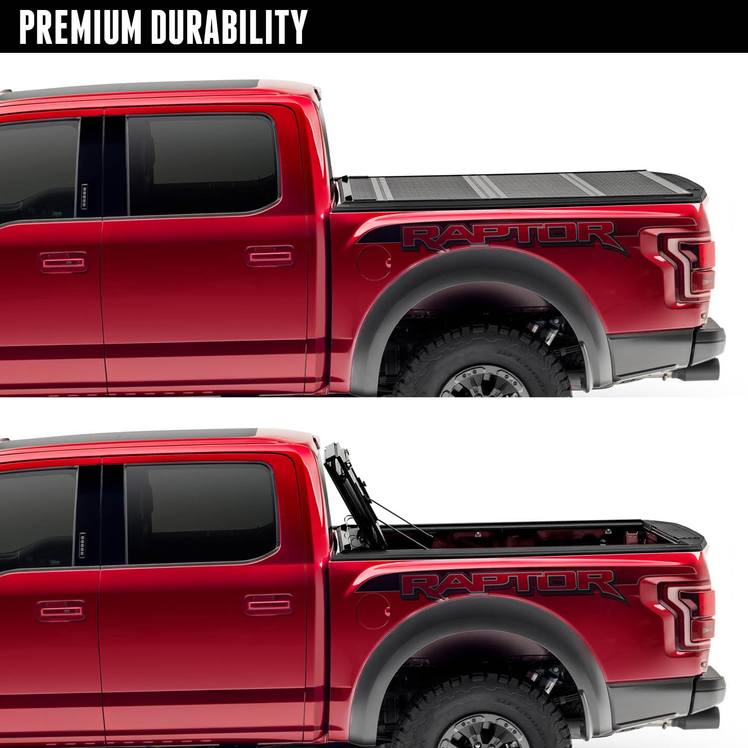 Realtruck Bak Bakflip F1 Hard Folding Truck Bed Tonneau Cover | 772120 | Fits 2014 - 2018, 19 Ltd/Lgcy Chevy/Gmc Silverado/Sierr