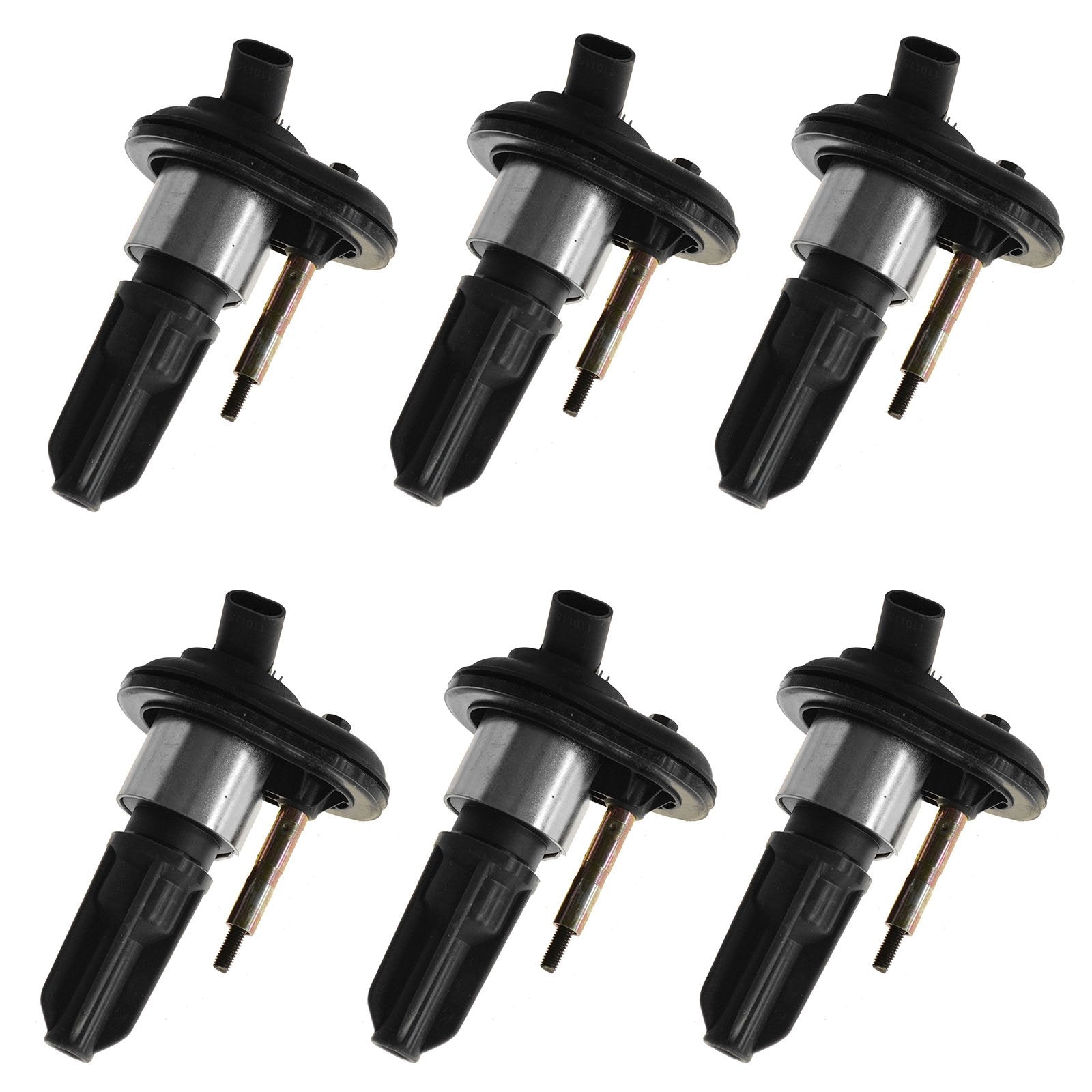 Trq Ignition Coil Set Compatible With 04-05 Buick 02-05 Chevrolet Gmc 03-08 Isuzu 02-04 Oldsmobile 05 Saab