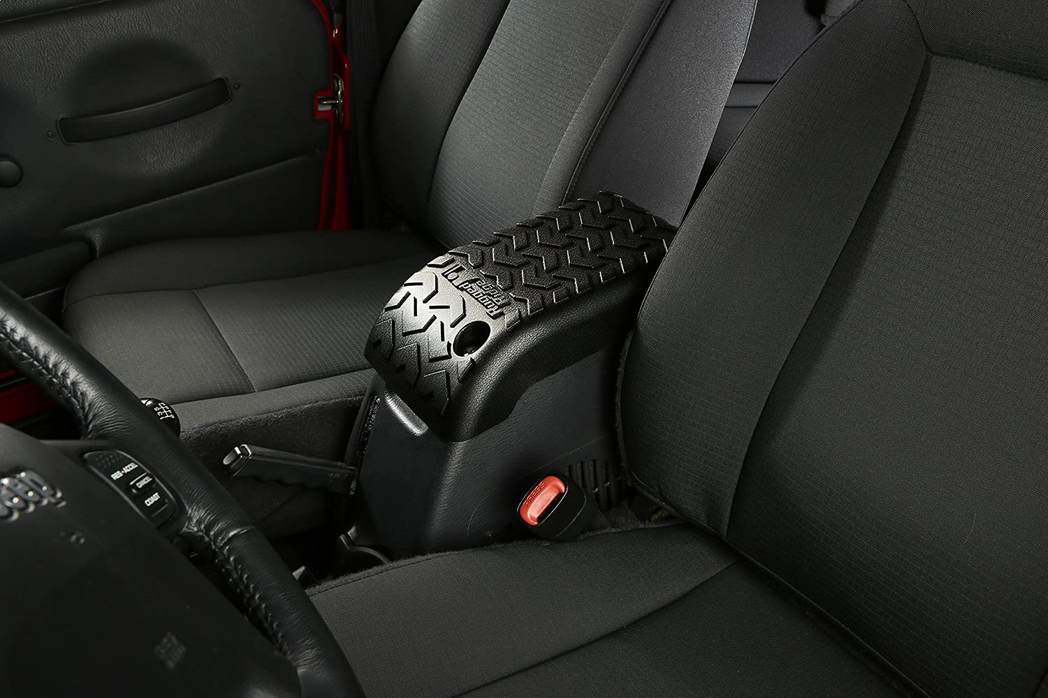 Rugged Ridge | Center Console Cover, Black | 13104.60 | Fits 2002-2006 Jeep Wrangler Tj/Lj