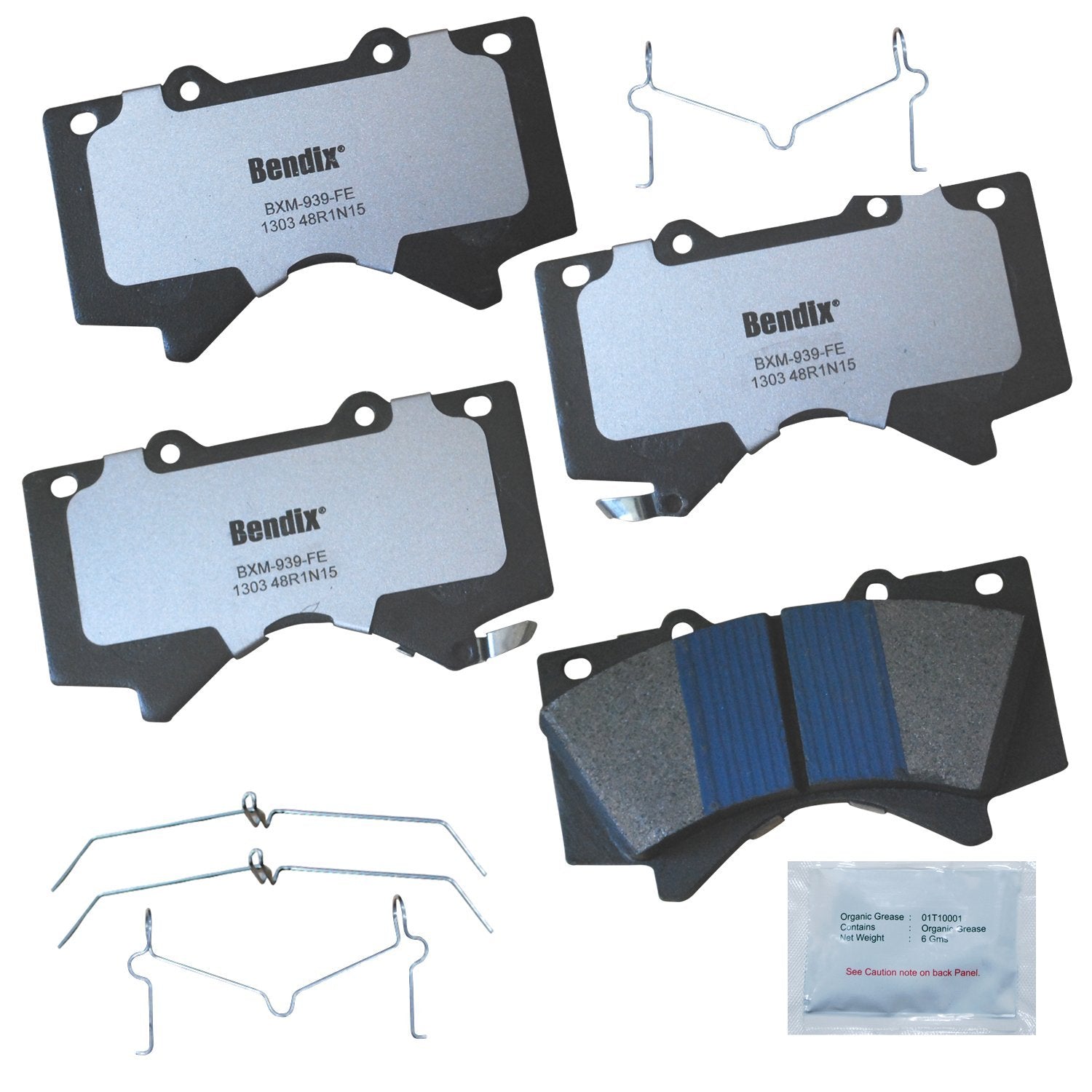 Bendix Fleet Metlok Mkd1303Fm Semi-Metallic Front Brake Pads For Lexus Lx570 2011-2008, Lx570 2021-2013, Toyota Land Cruiser 201