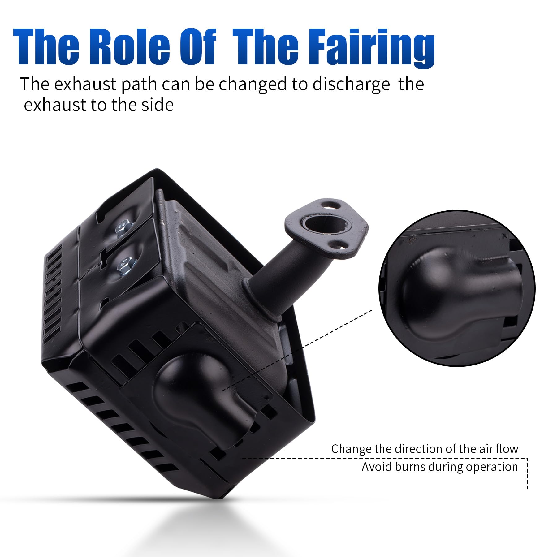 Mwmnun Exhaust Muffler Assembly 18310-Zf1-000 For 5.5 Hp 6.5 Hp Gx160 Gx200 Honda And Clone Gx120 159Cc 196Cc 212Cc Engine Motor