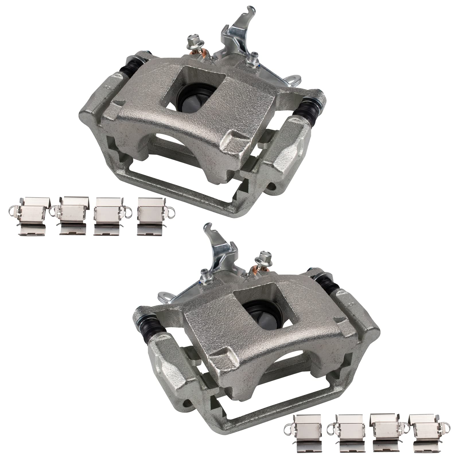 Trq Rear Brake Caliper Set Compatible With 2012-2018 Dodge Journey